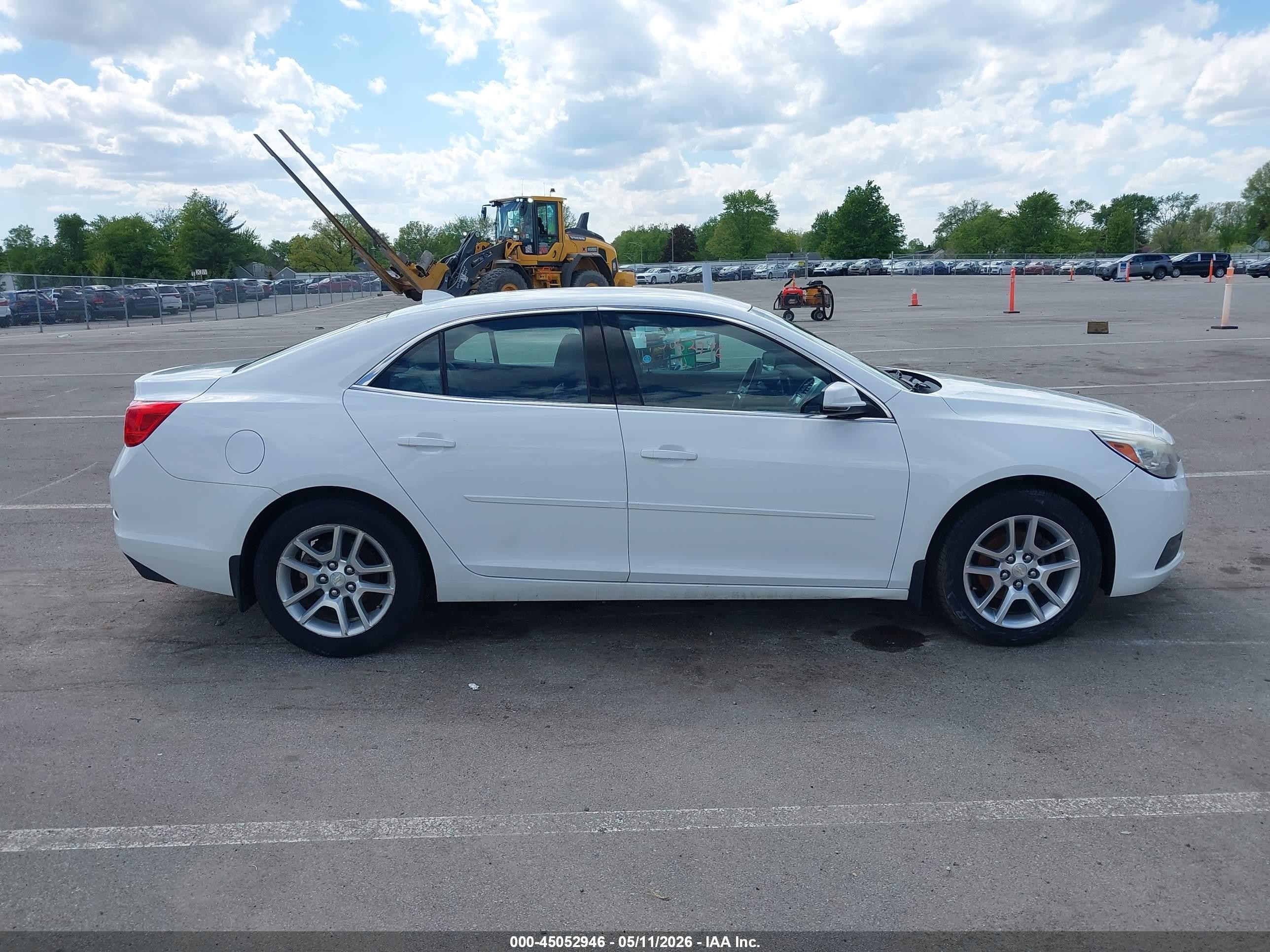 2014 Chevrolet Malibu 1lt Белый vin: 1G11C5SL6EF237900