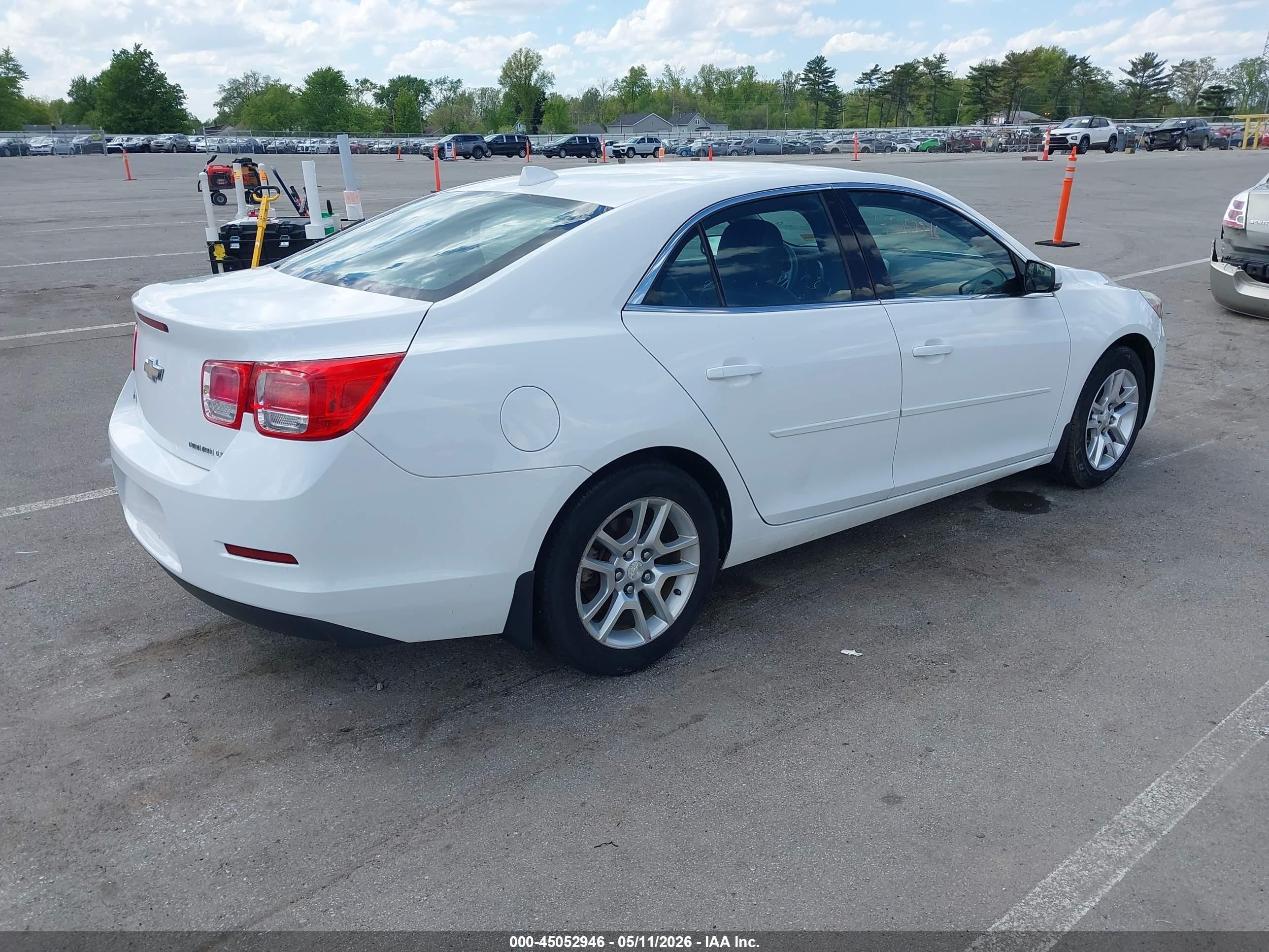 2014 Chevrolet Malibu 1lt Белый vin: 1G11C5SL6EF237900