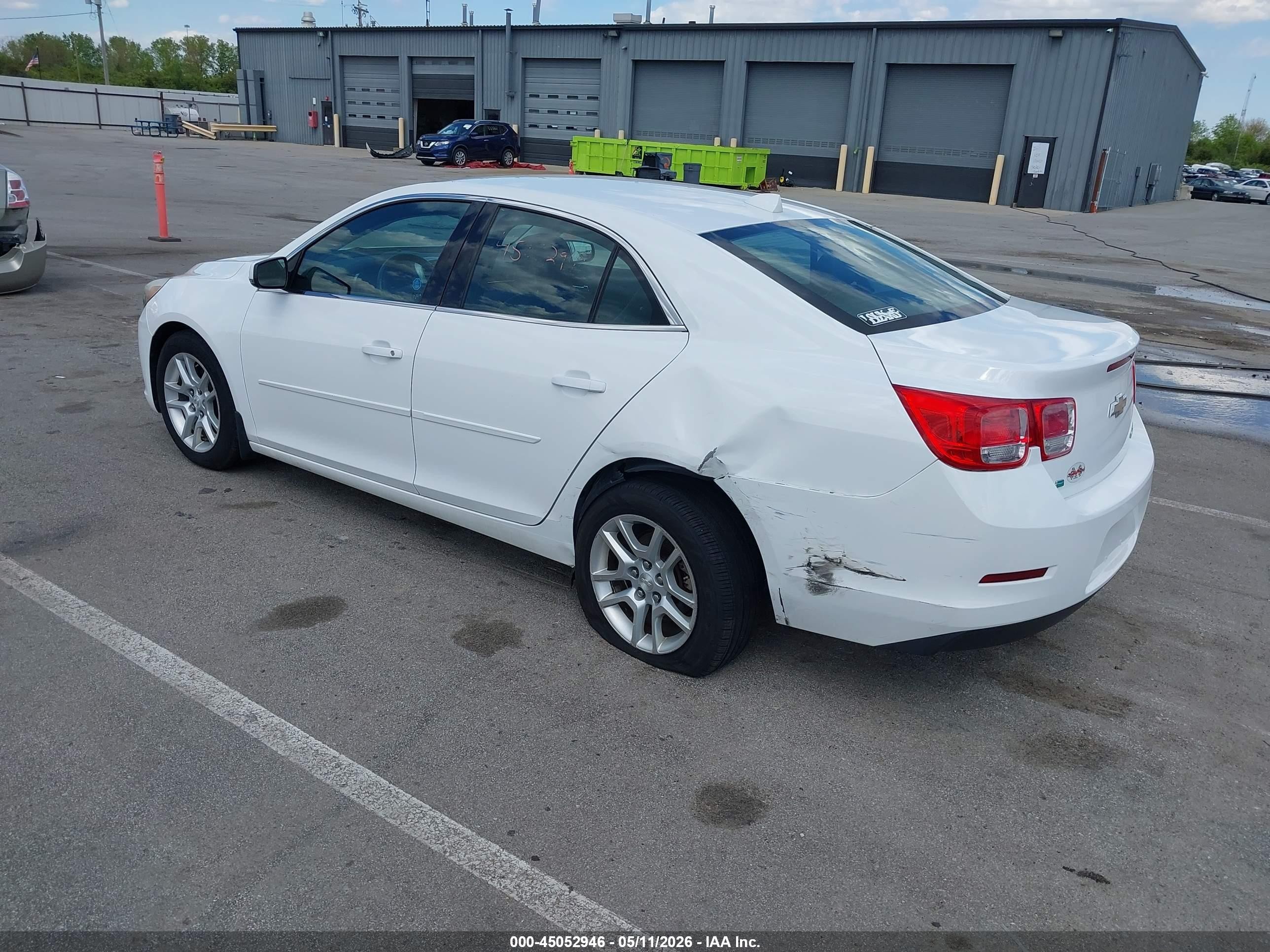 2014 Chevrolet Malibu 1lt Белый vin: 1G11C5SL6EF237900