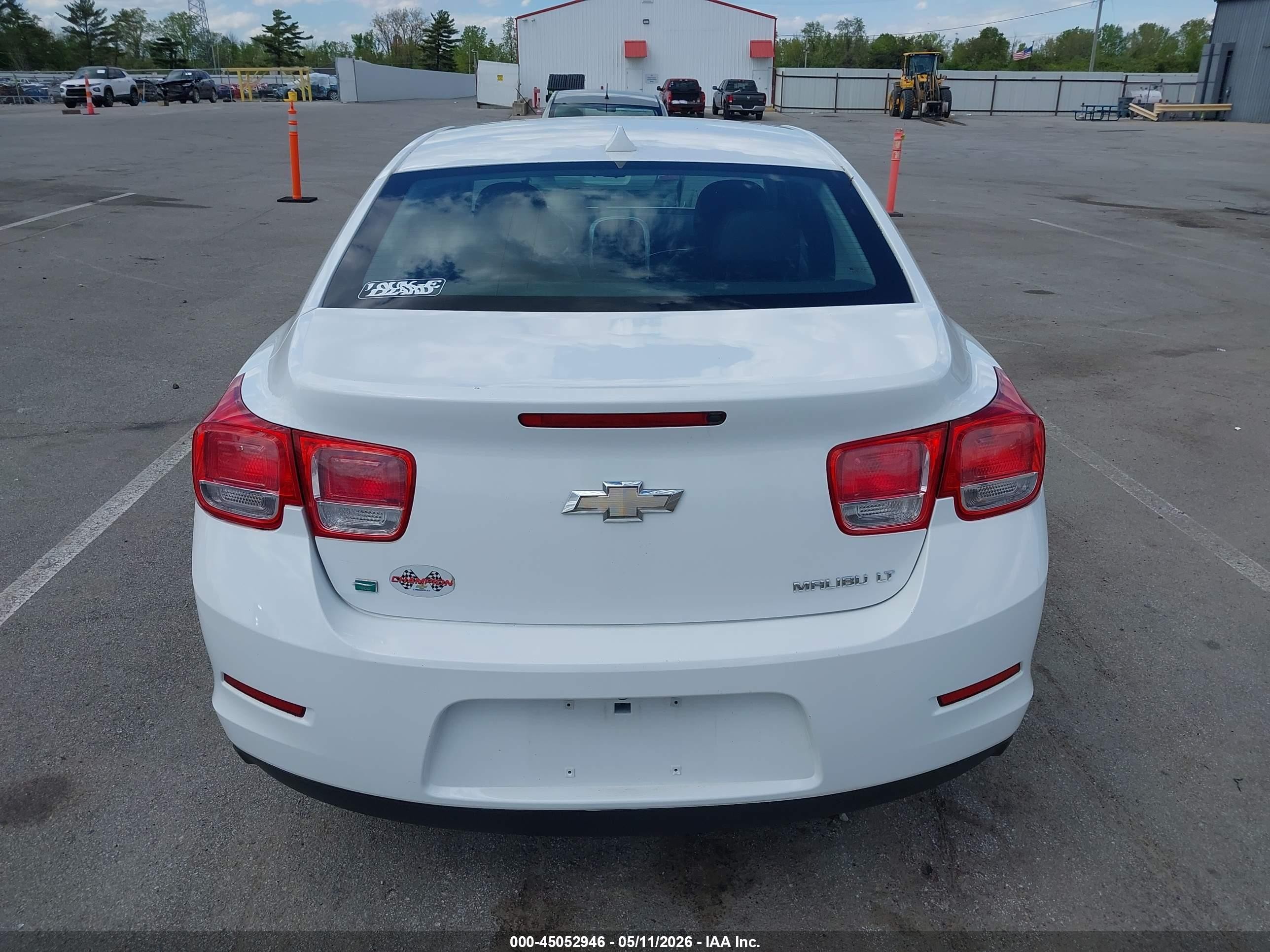 2014 Chevrolet Malibu 1lt Белый vin: 1G11C5SL6EF237900