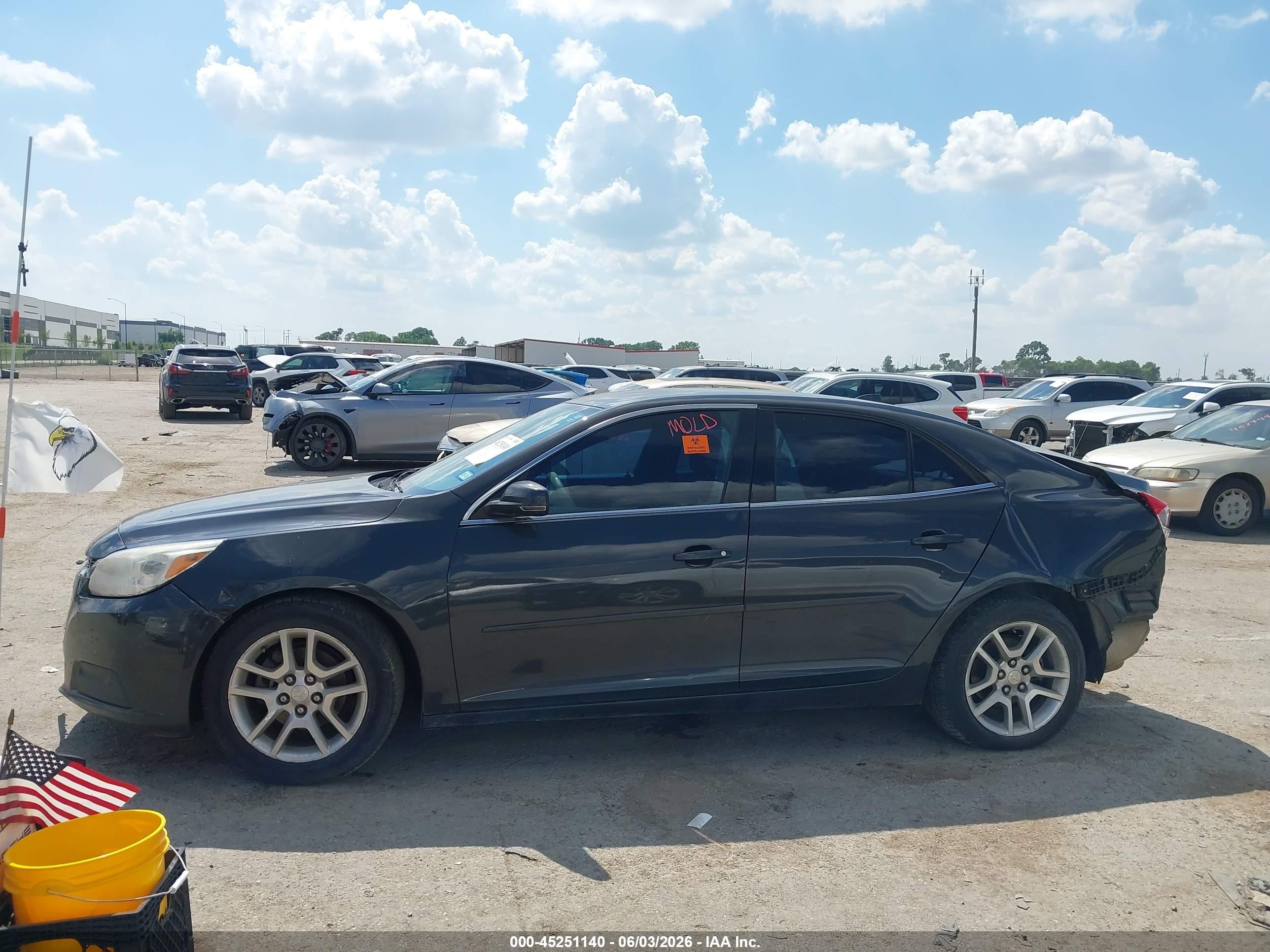 2014 Chevrolet Malibu 1lt Gray vin: 1G11C5SL6EF255670