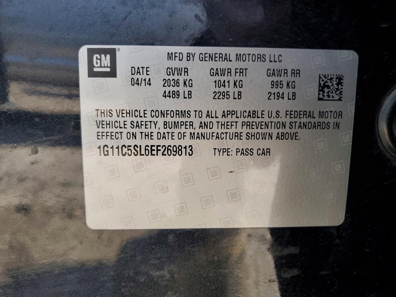 2014 Chevrolet Malibu 1lt Black vin: 1G11C5SL6EF269813