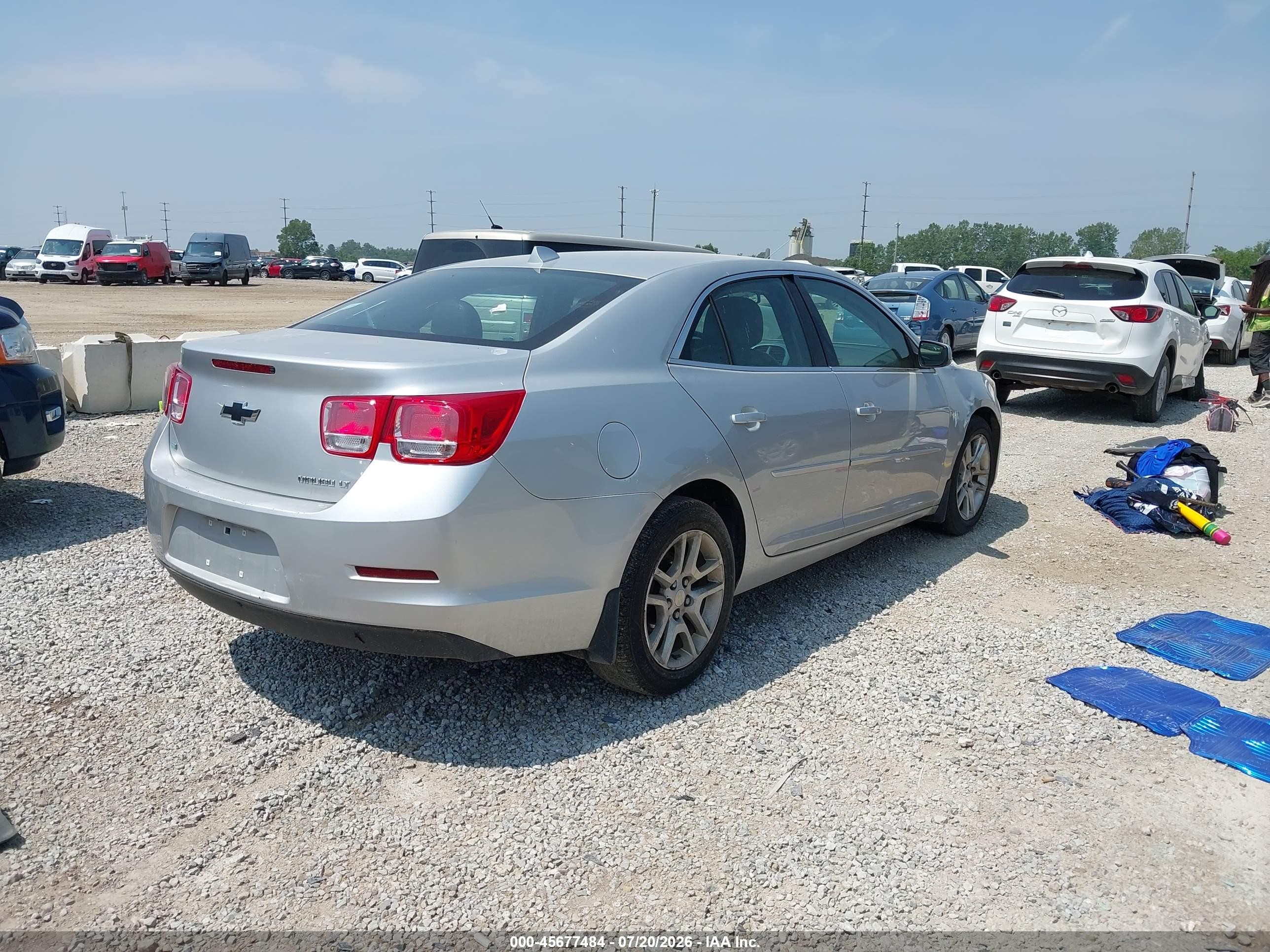 2014 Chevrolet Malibu 1lt Silver vin: 1G11C5SL6EF271688