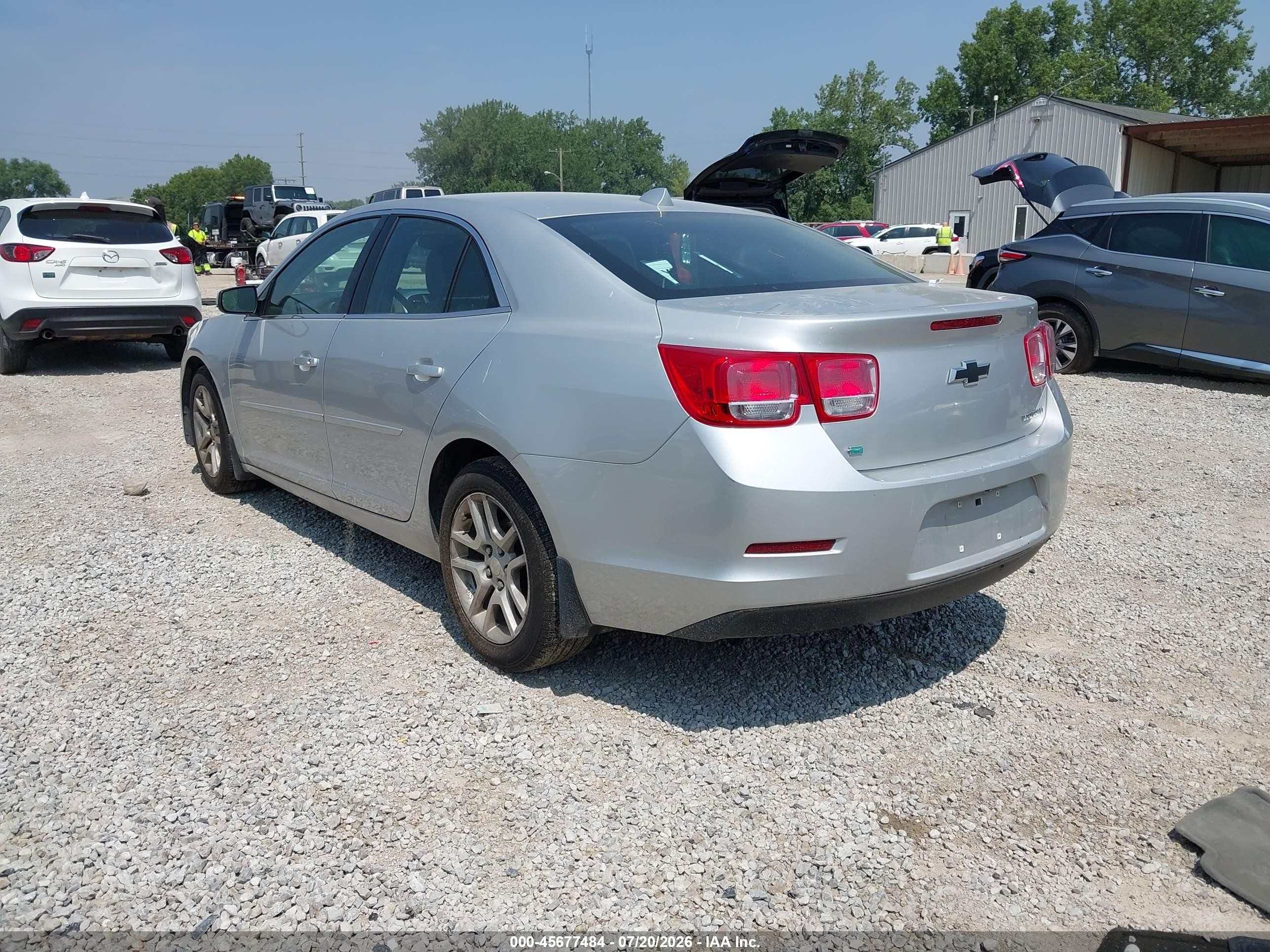 2014 Chevrolet Malibu 1lt Silver vin: 1G11C5SL6EF271688