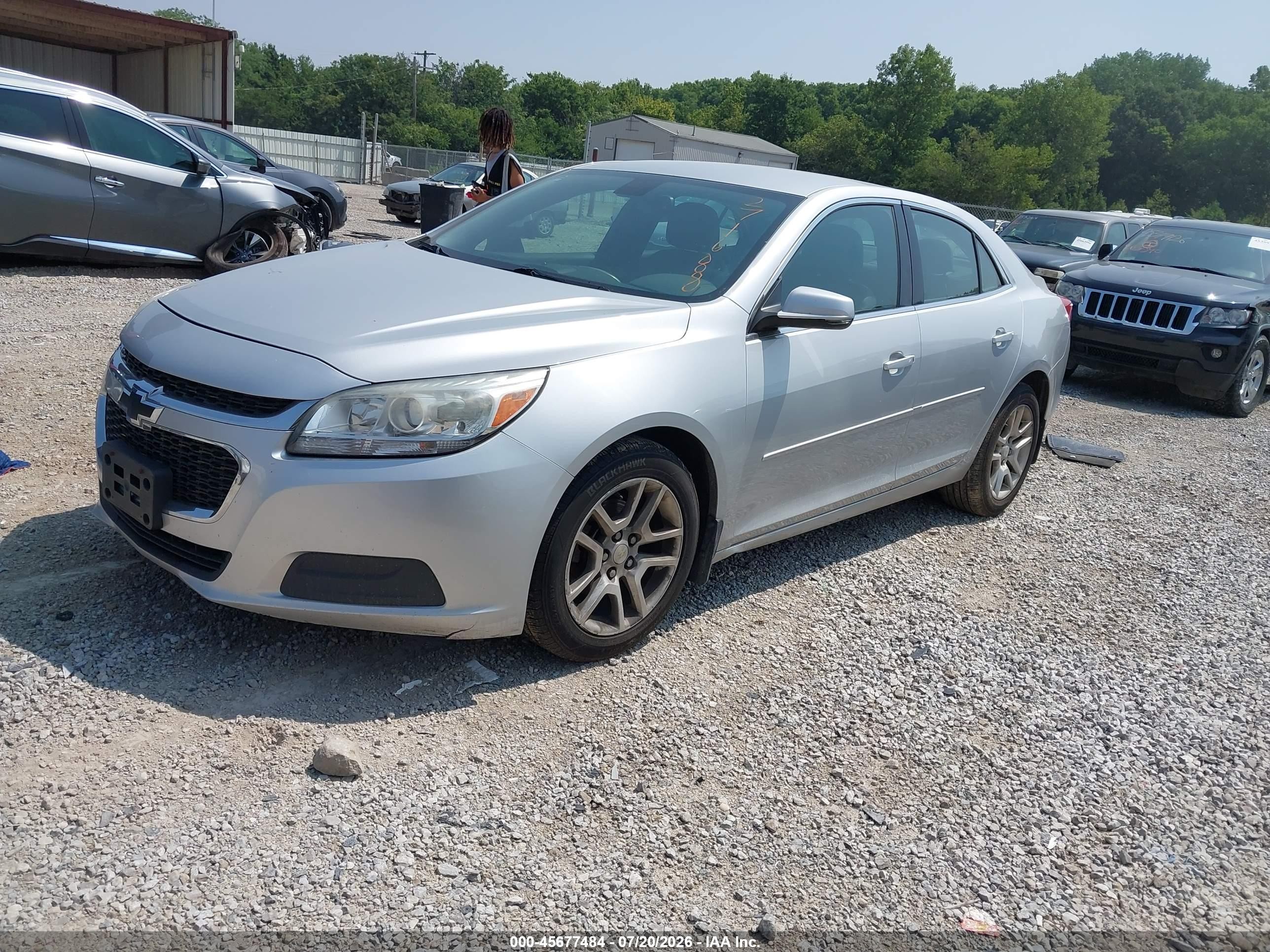 2014 Chevrolet Malibu 1lt Silver vin: 1G11C5SL6EF271688
