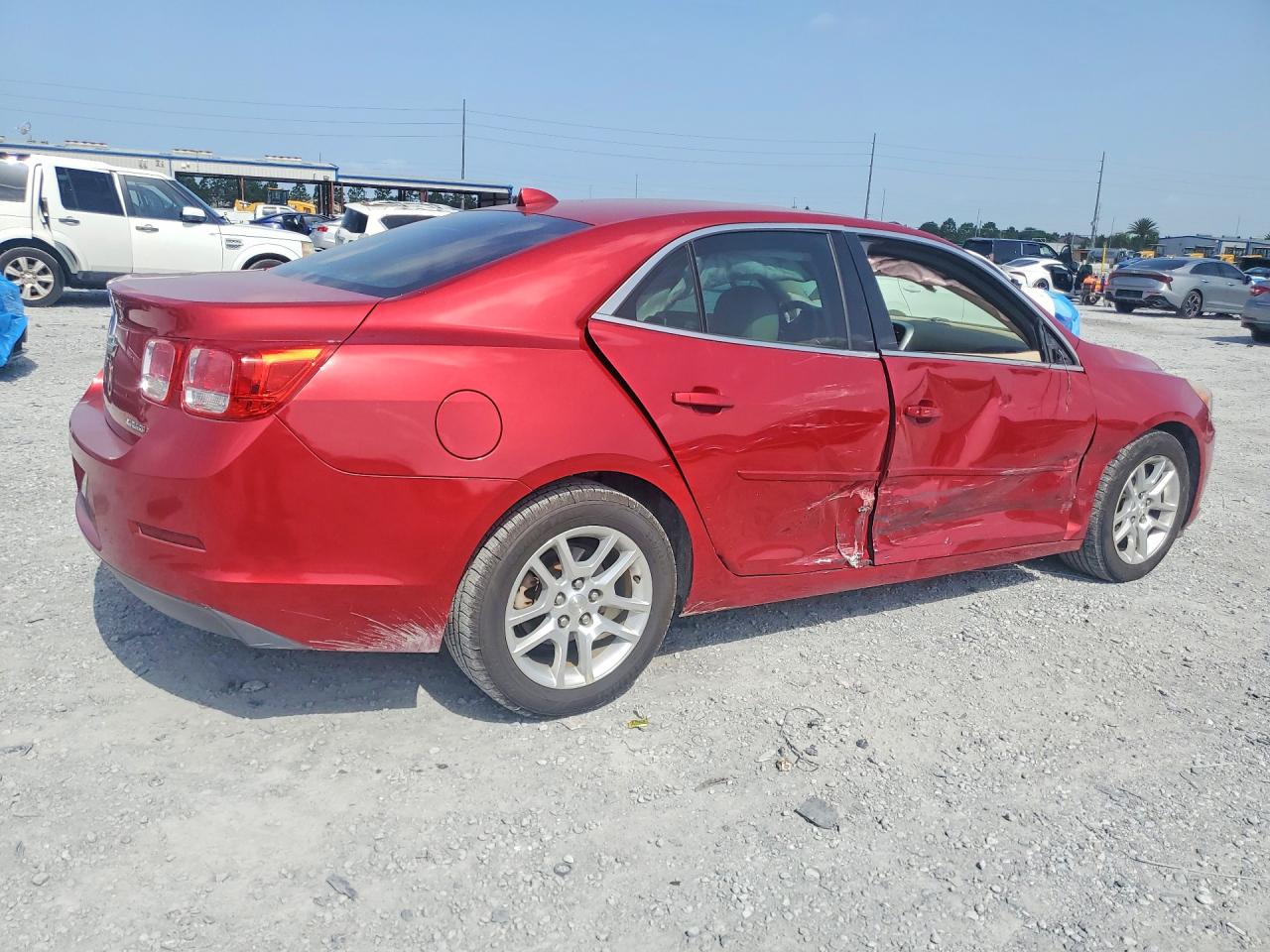 2014 Chevrolet Malibu 1lt Red vin: 1G11C5SL6EF289754