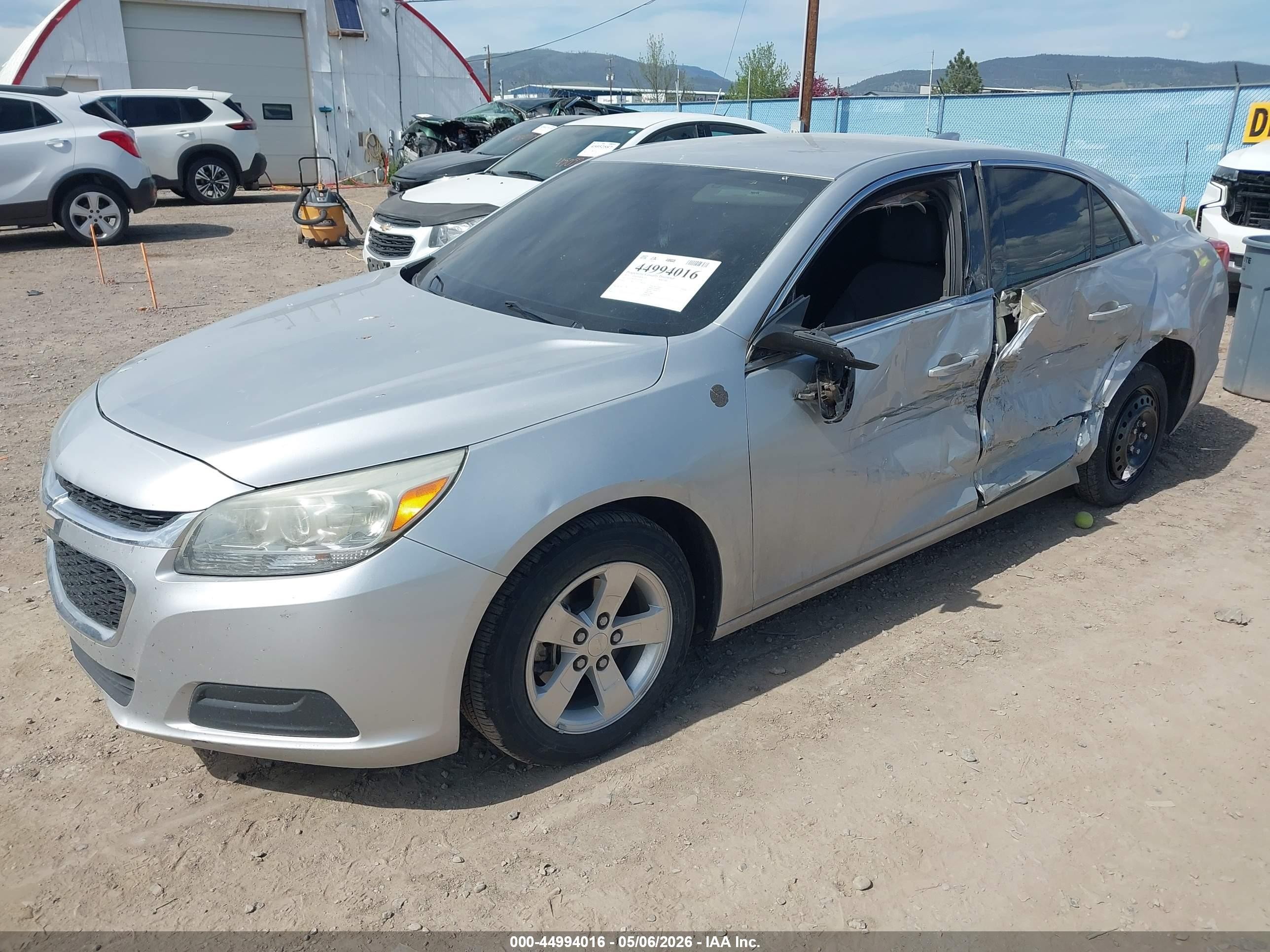 2015 Chevrolet Malibu 1lt Silver vin: 1G11C5SL6FF105138