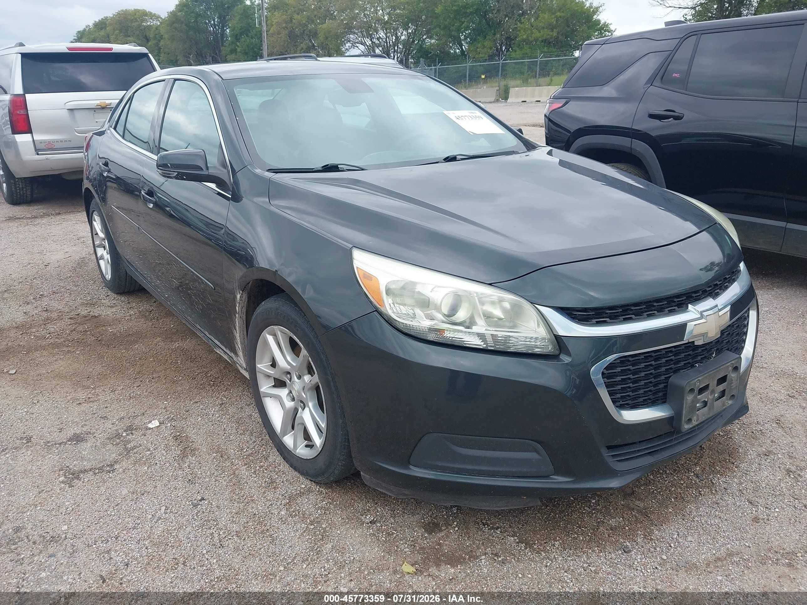 2015 Chevrolet Malibu 1lt Gray vin: 1G11C5SL6FF109996