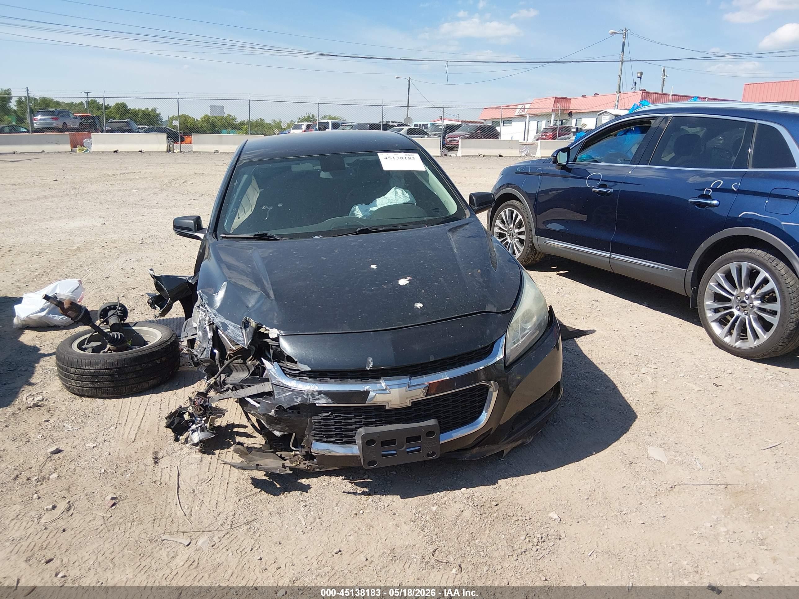 2015 Chevrolet Malibu 1lt Black vin: 1G11C5SL6FF147633