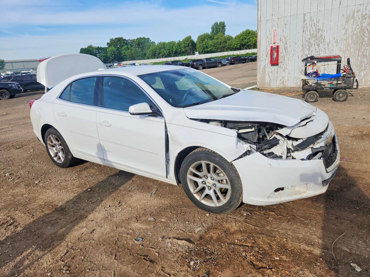 2015 Chevrolet Malibu White vin: 1G11C5SL6FF215235