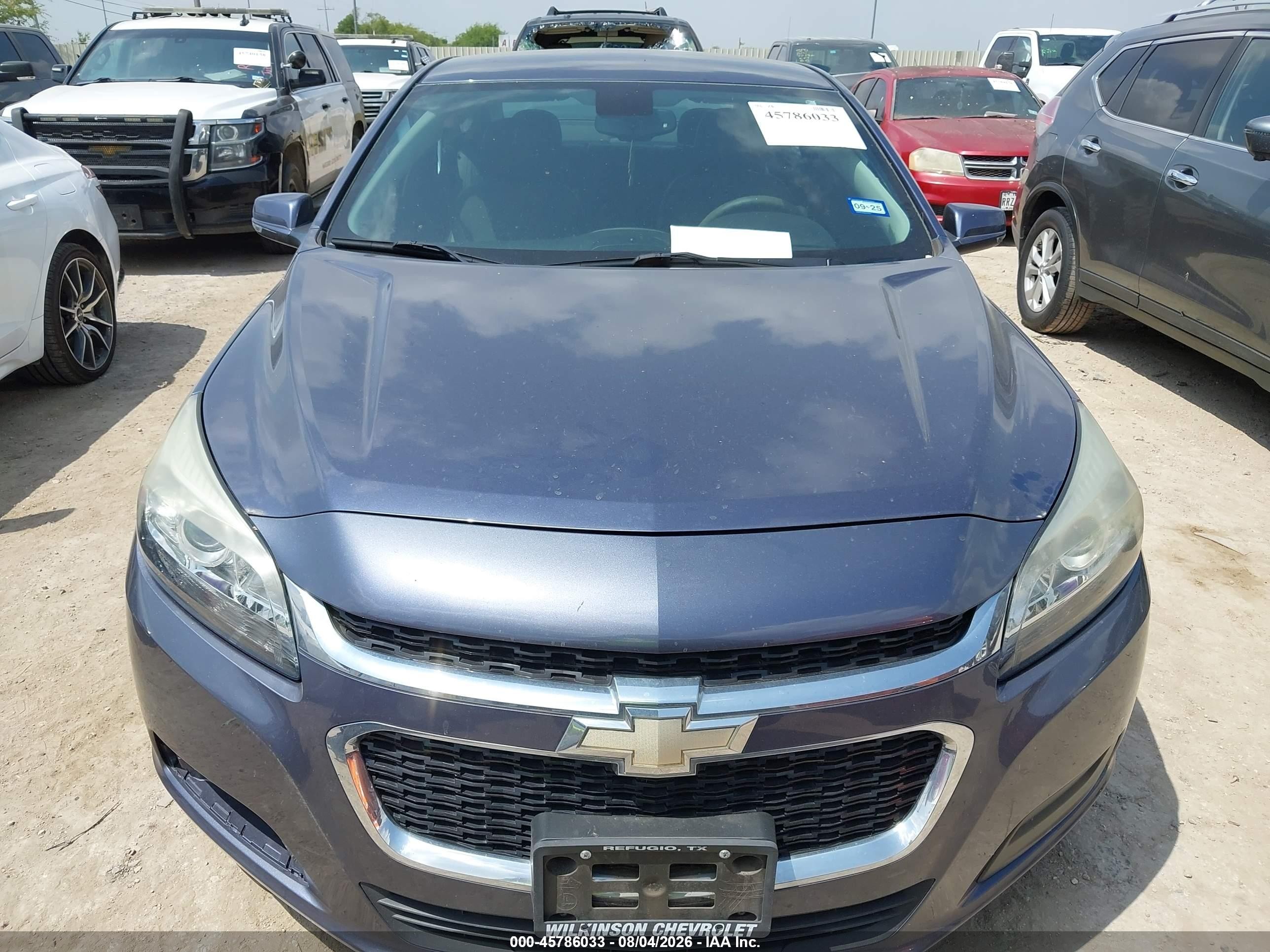 2015 Chevrolet Malibu 1lt Blue vin: 1G11C5SL6FF236022