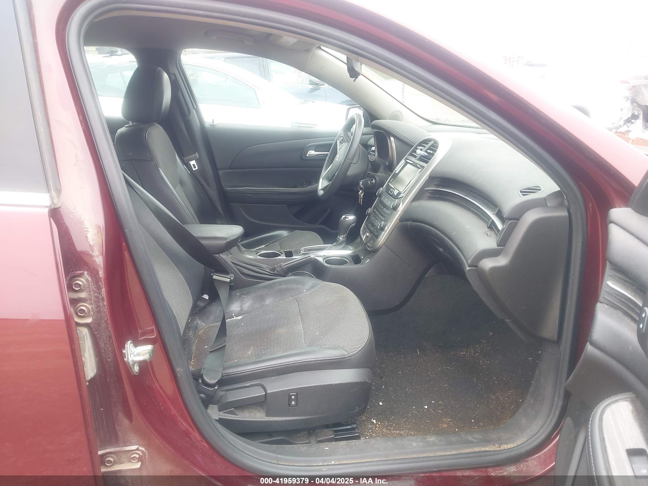 2015 Chevrolet Malibu 1lt Темно-бордовый vin: 1G11C5SL6FF243228