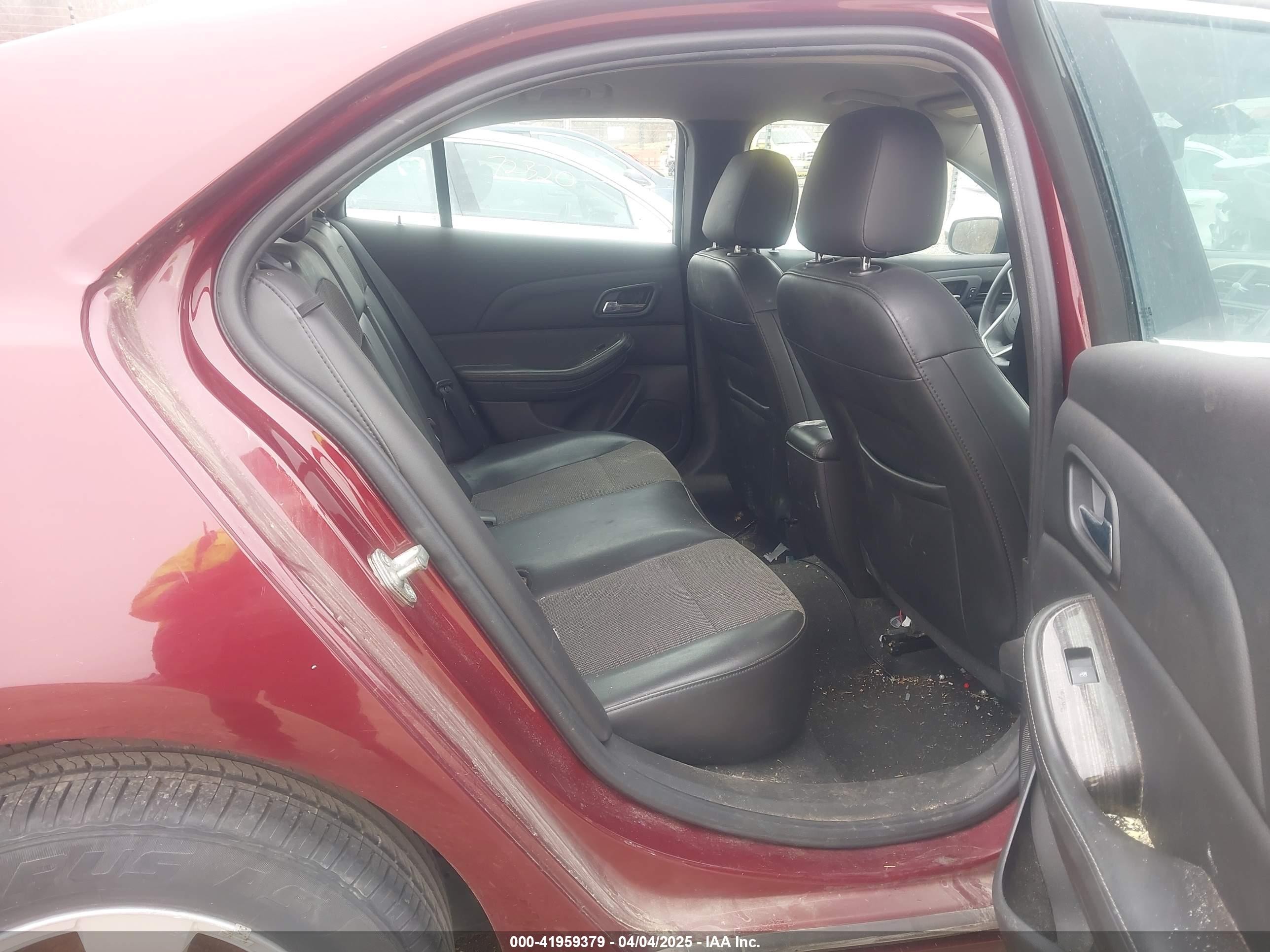2015 Chevrolet Malibu 1lt Темно-бордовый vin: 1G11C5SL6FF243228