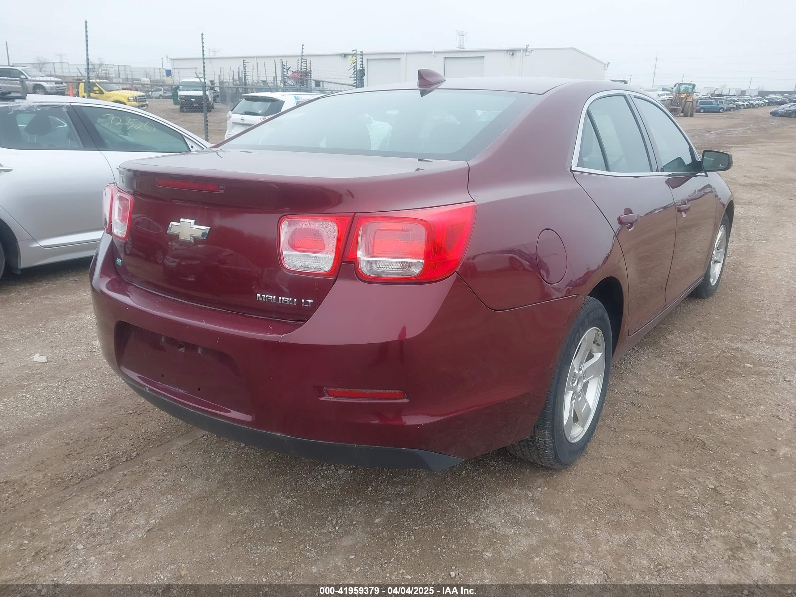 2015 Chevrolet Malibu 1lt Темно-бордовый vin: 1G11C5SL6FF243228