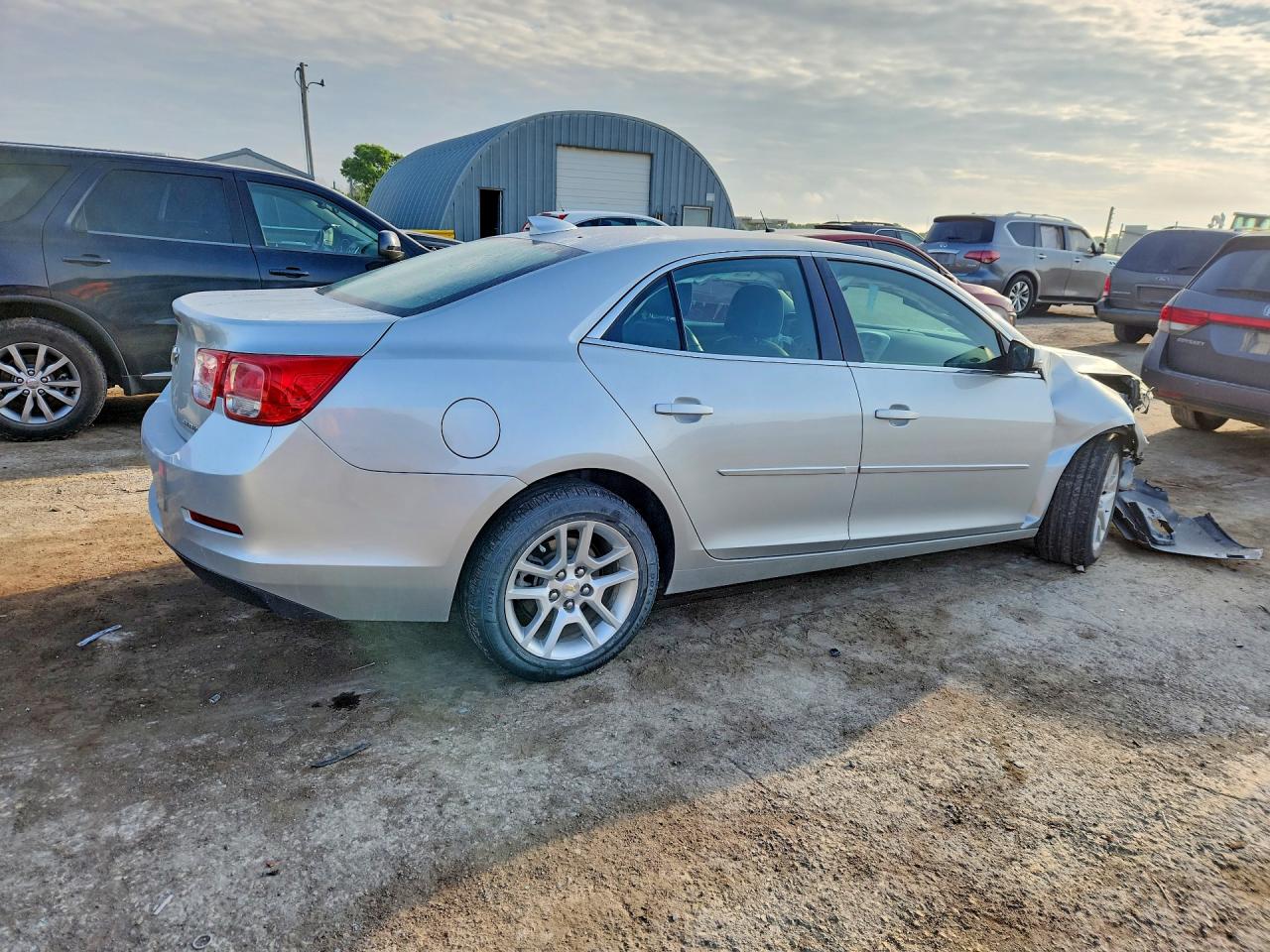 2015 Chevrolet Malibu 1lt Silver vin: 1G11C5SL6FF252740
