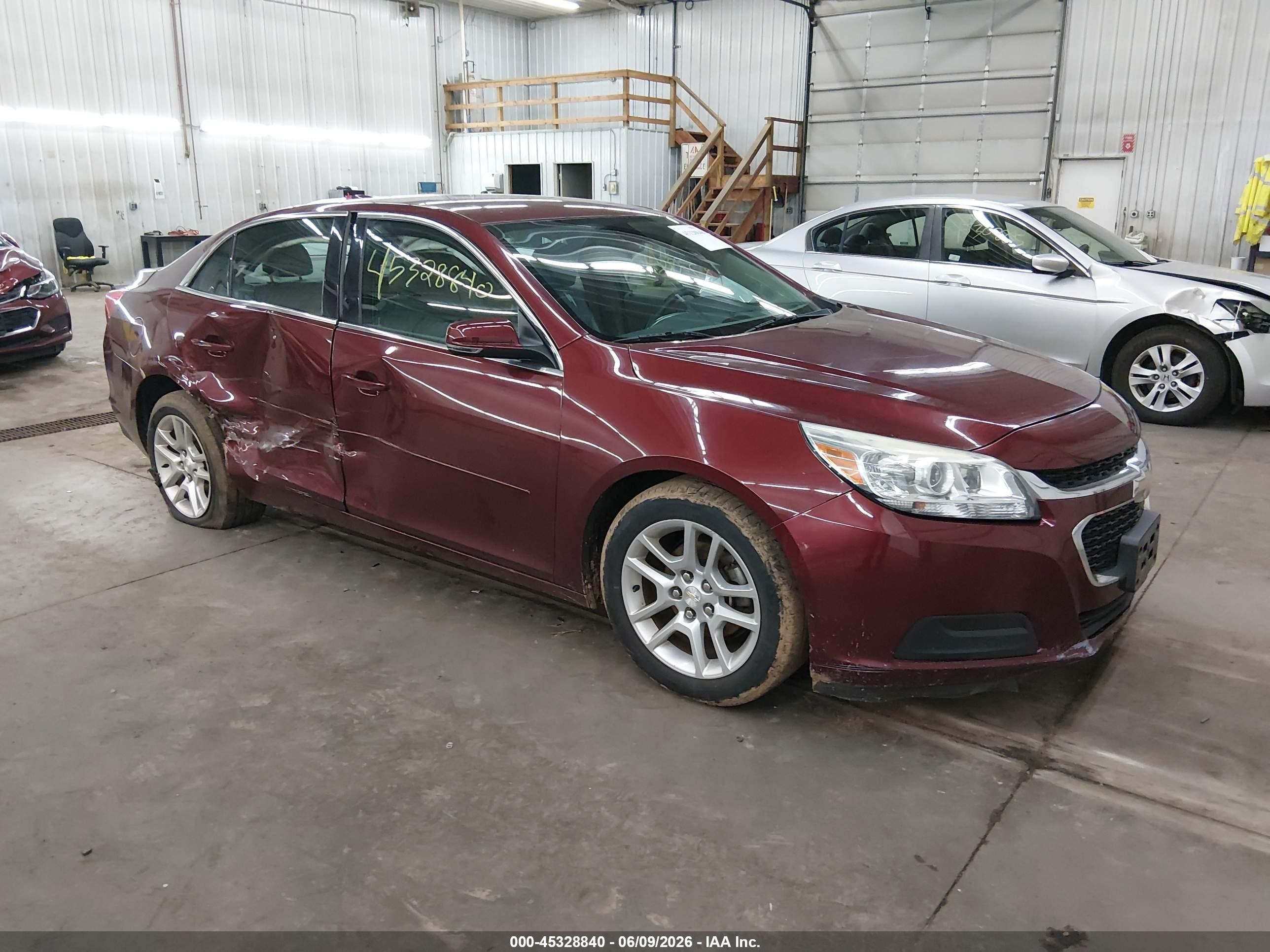 2015 Chevrolet Malibu 1lt Red vin: 1G11C5SL6FF261910