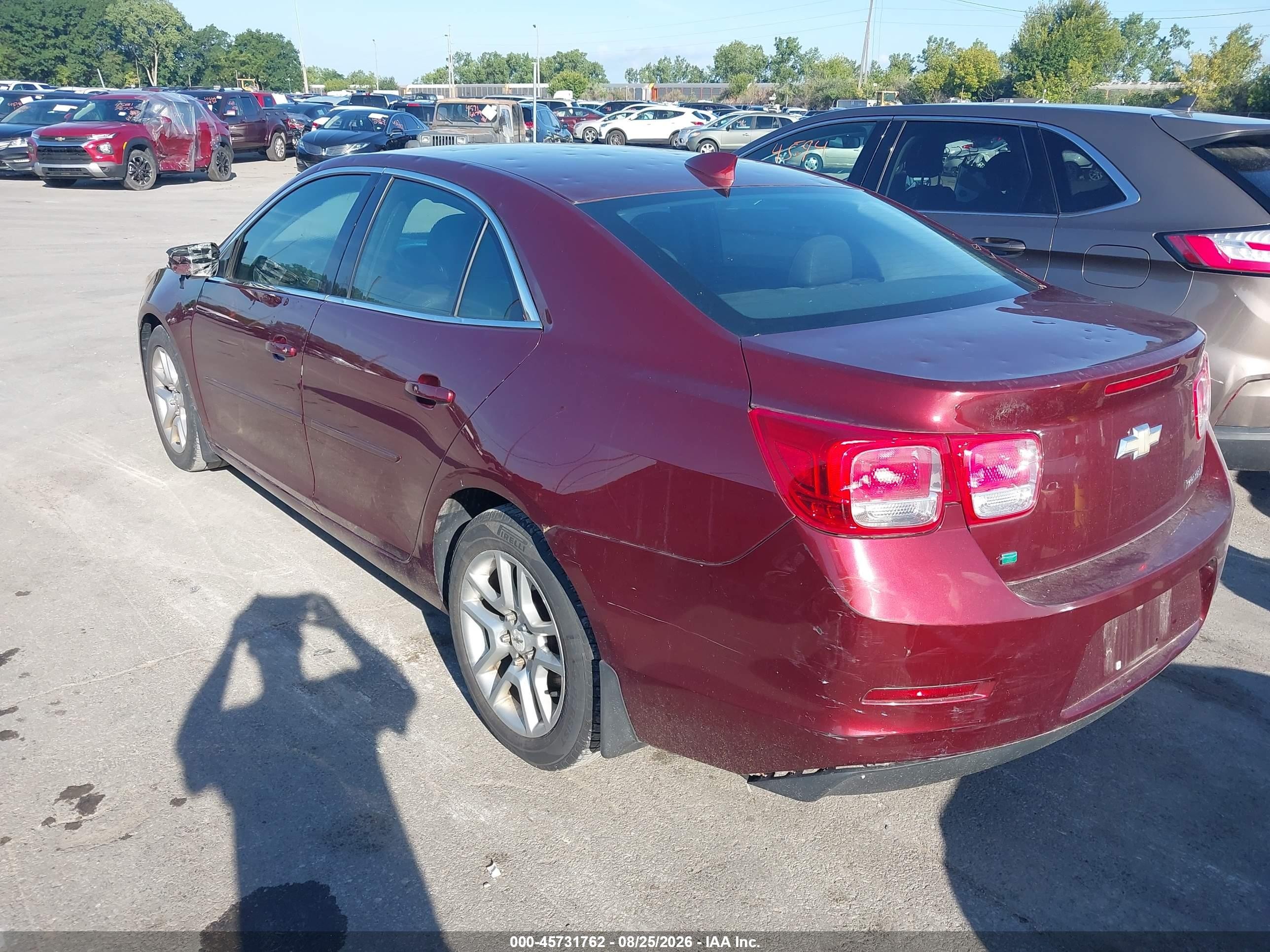 2015 Chevrolet Malibu 1lt Red vin: 1G11C5SL6FF285866
