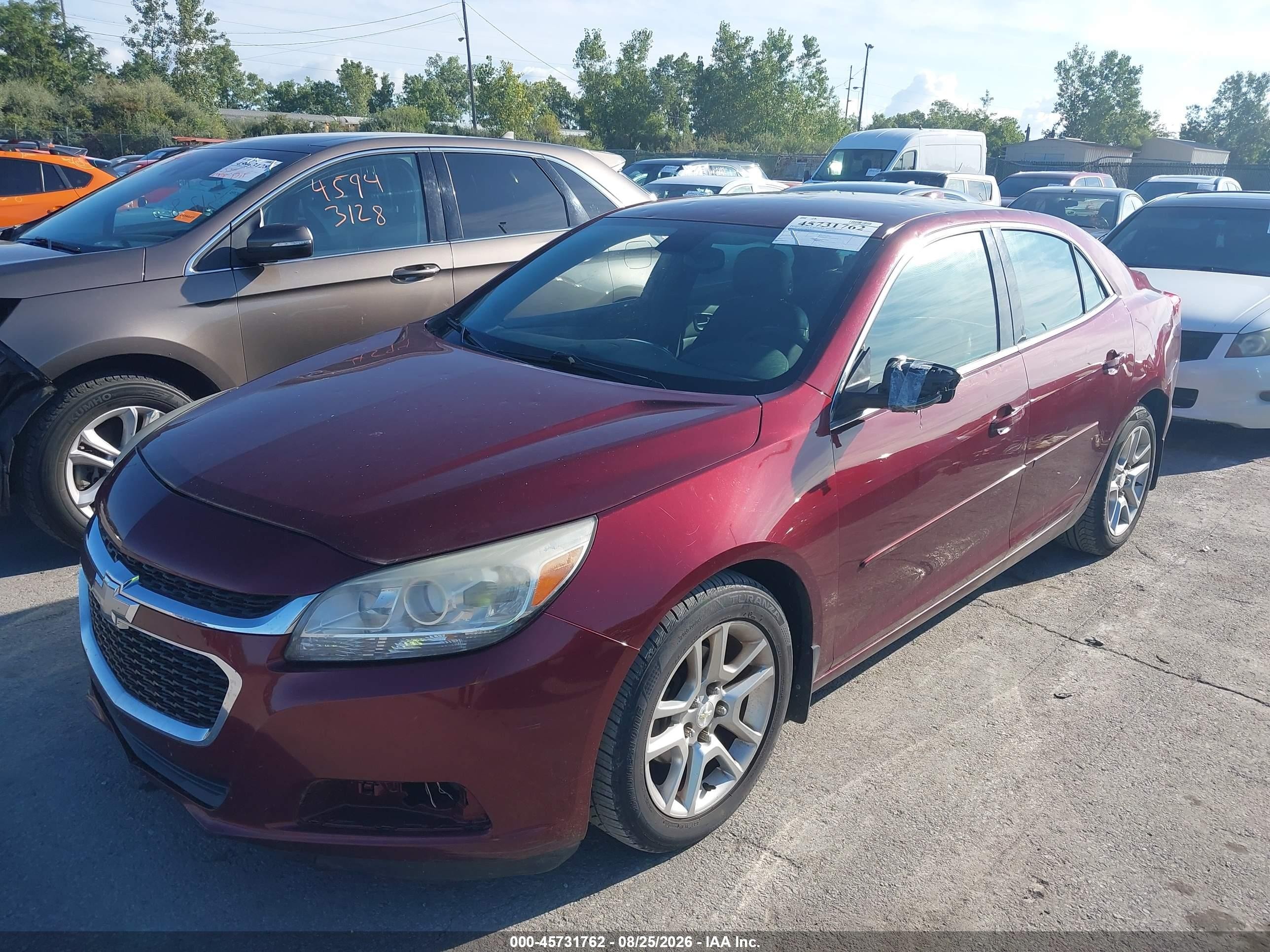 2015 Chevrolet Malibu 1lt Red vin: 1G11C5SL6FF285866