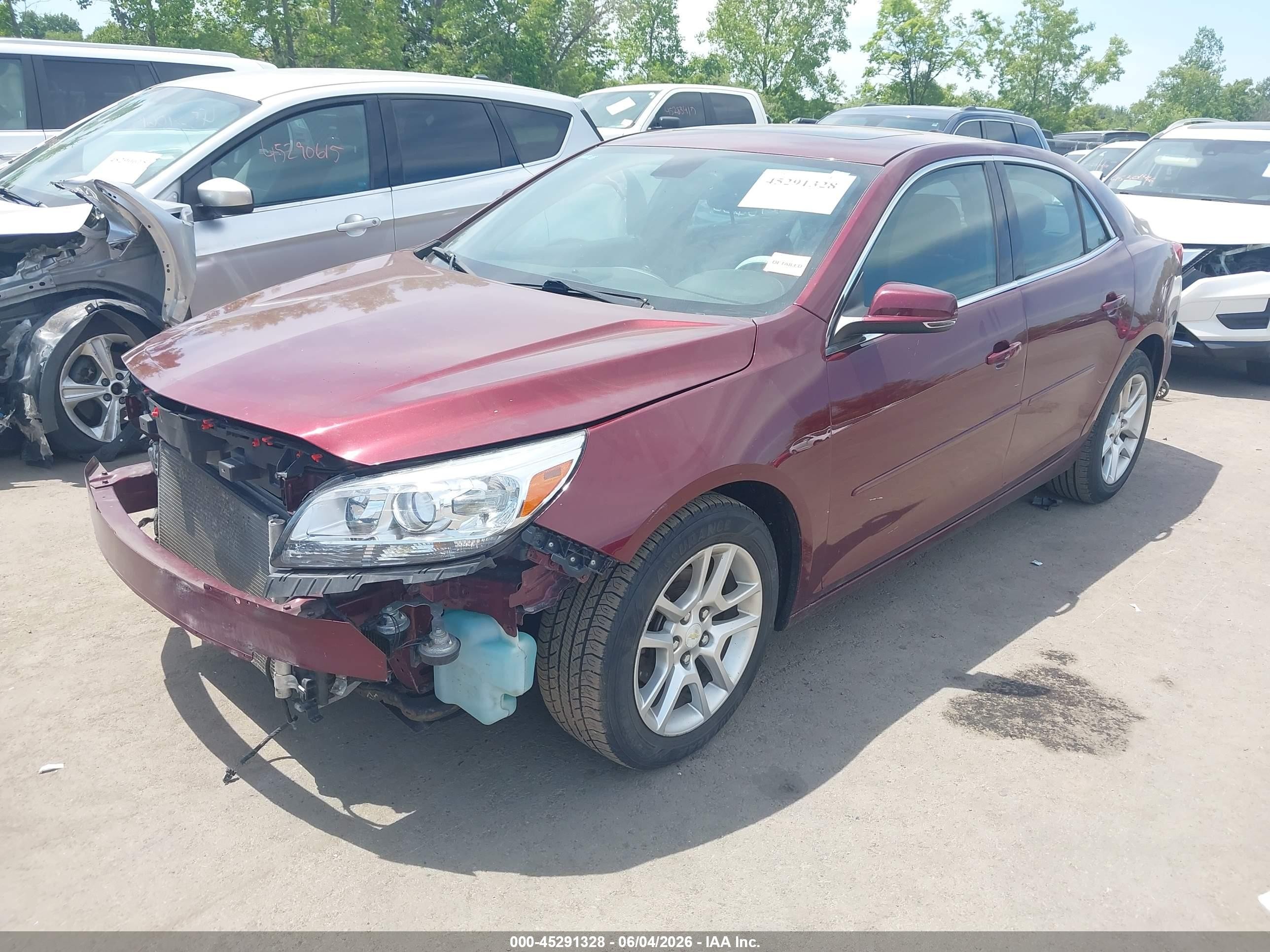 2015 Chevrolet Malibu 1lt Burgundy vin: 1G11C5SL6FF293305