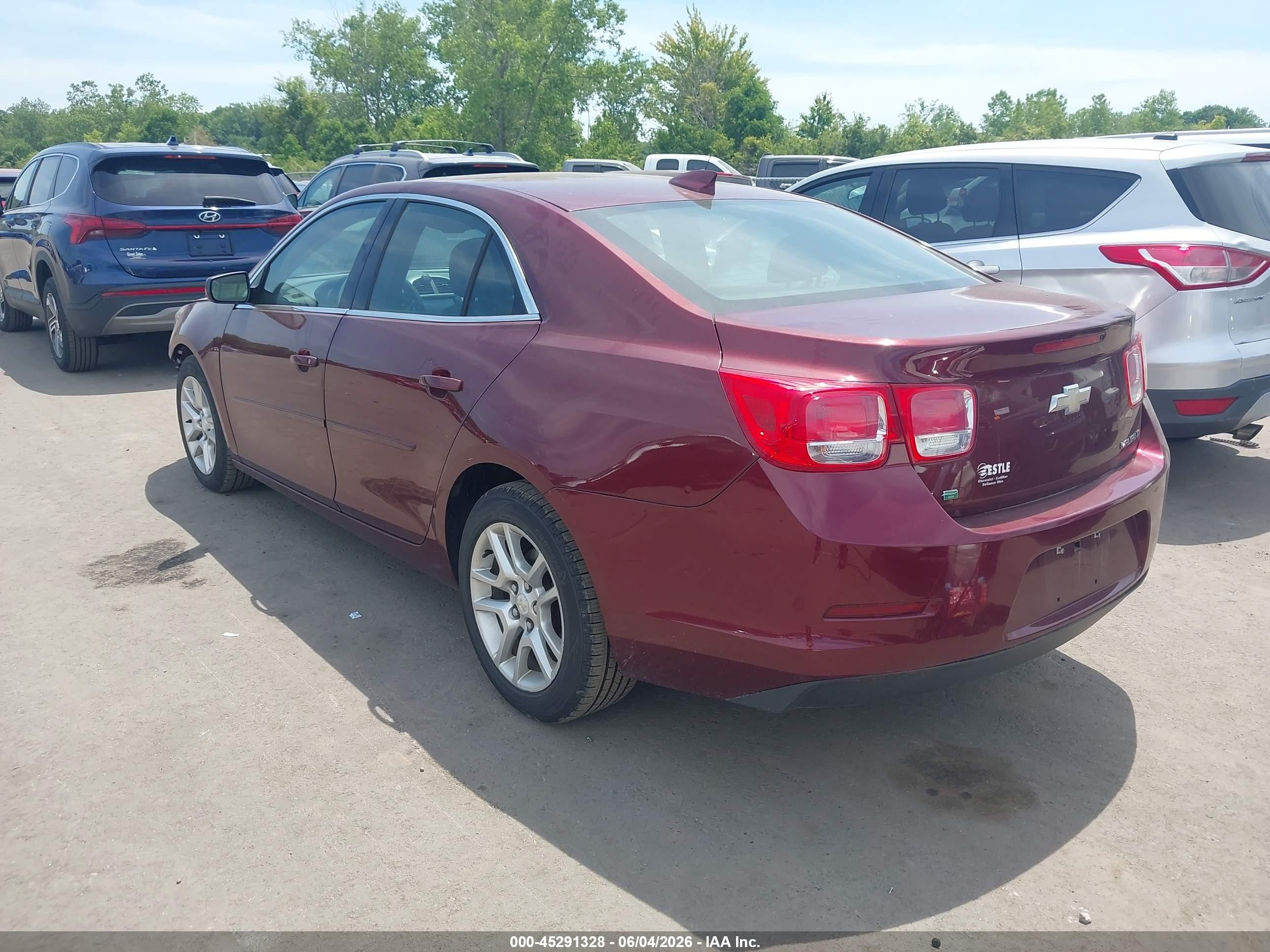 2015 Chevrolet Malibu 1lt Burgundy vin: 1G11C5SL6FF293305