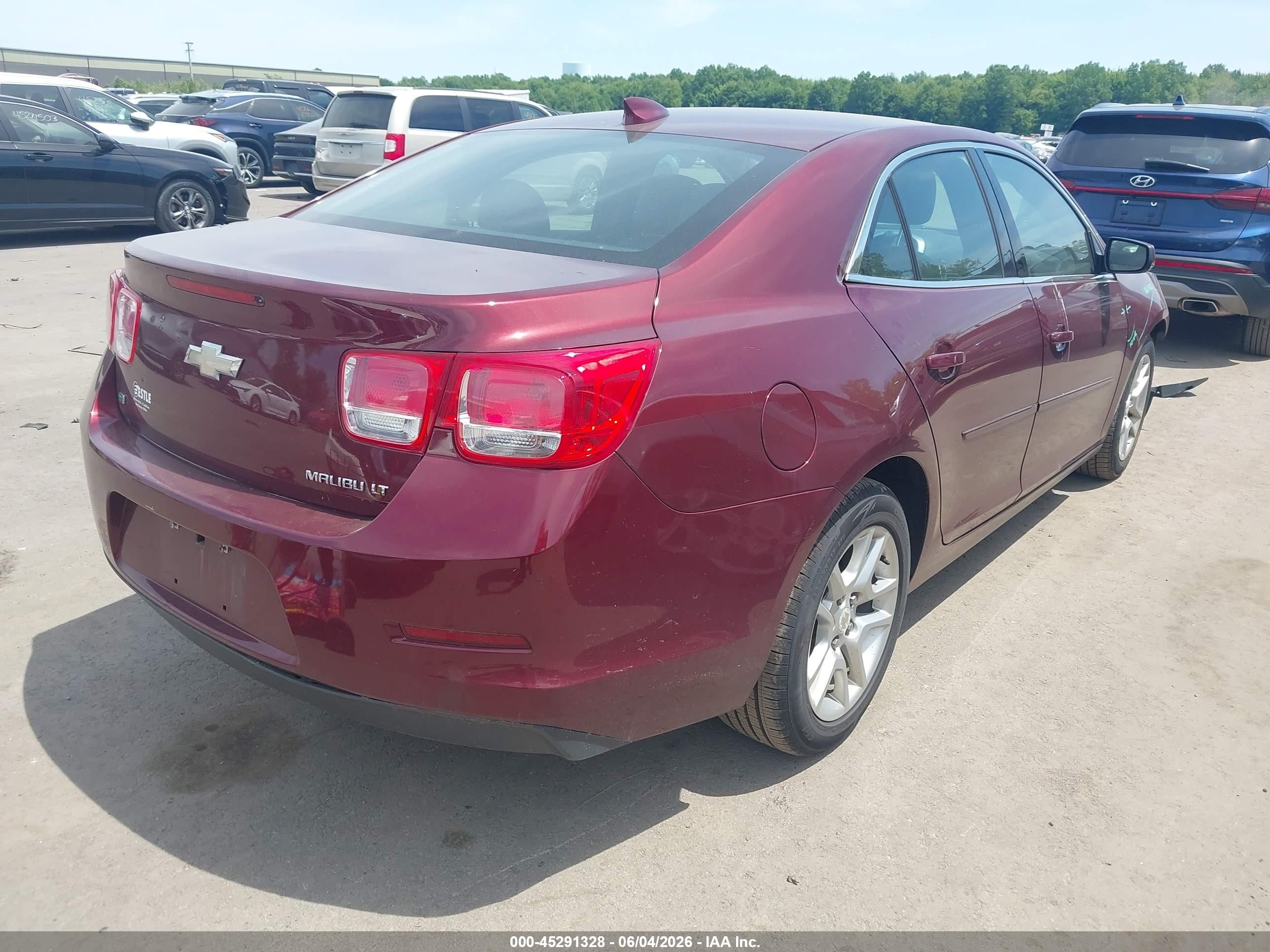 2015 Chevrolet Malibu 1lt Burgundy vin: 1G11C5SL6FF293305
