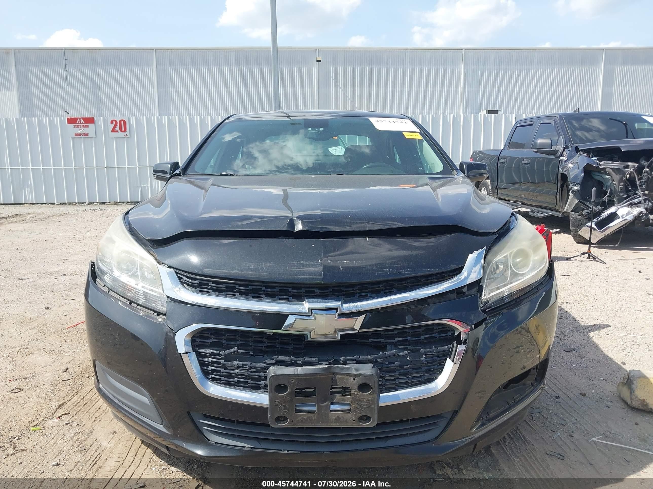 2015 Chevrolet Malibu 1lt Черный vin: 1G11C5SL6FF300253