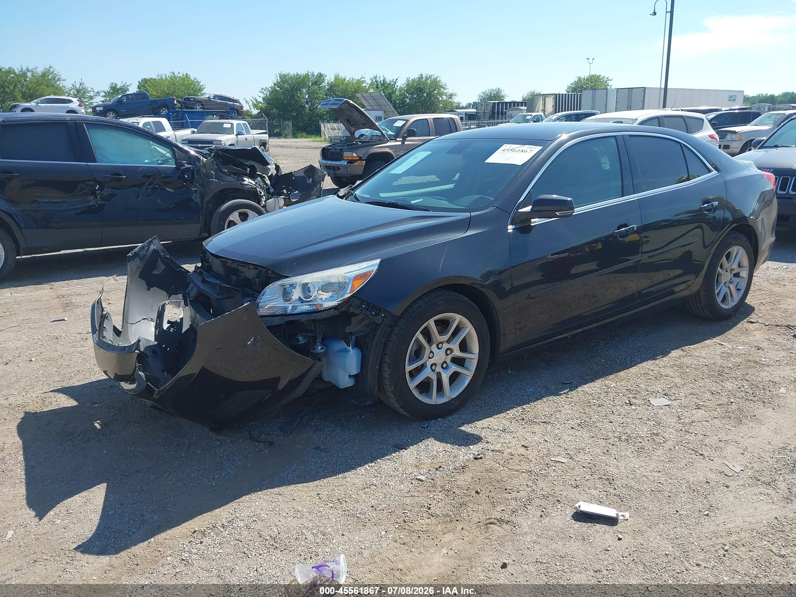 2015 Chevrolet Malibu 1lt Black vin: 1G11C5SL6FF342177