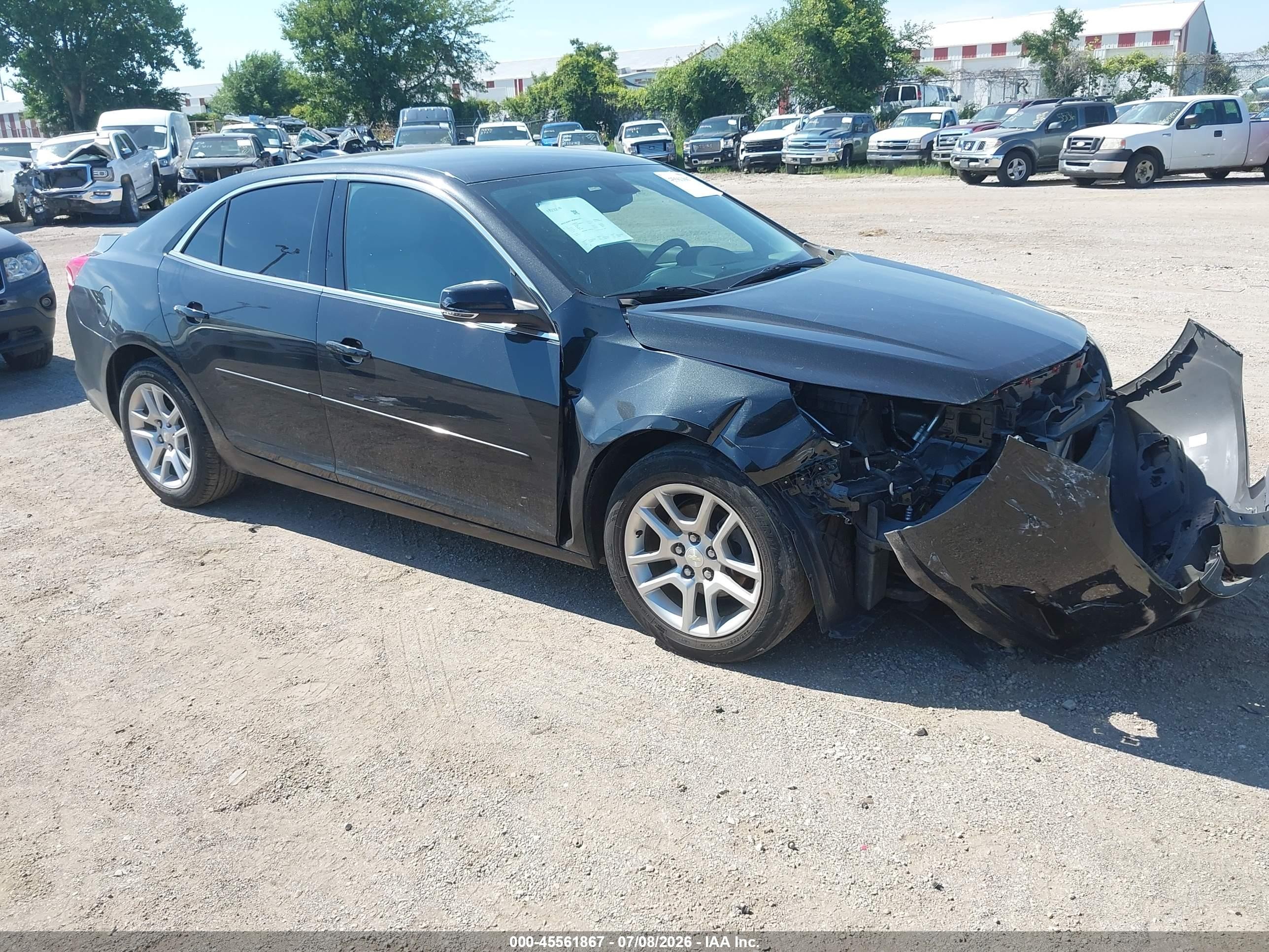 2015 Chevrolet Malibu 1lt Black vin: 1G11C5SL6FF342177