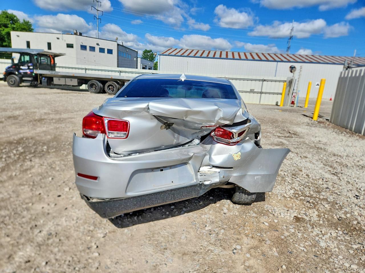 2014 Chevrolet Malibu 1lt Silver vin: 1G11C5SL7EF134405