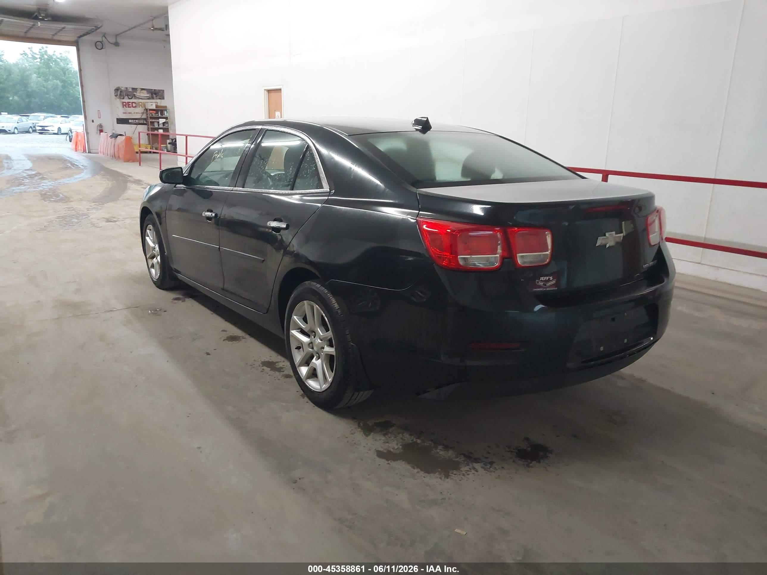 2014 Chevrolet Malibu 1lt Black vin: 1G11C5SL7EF173916