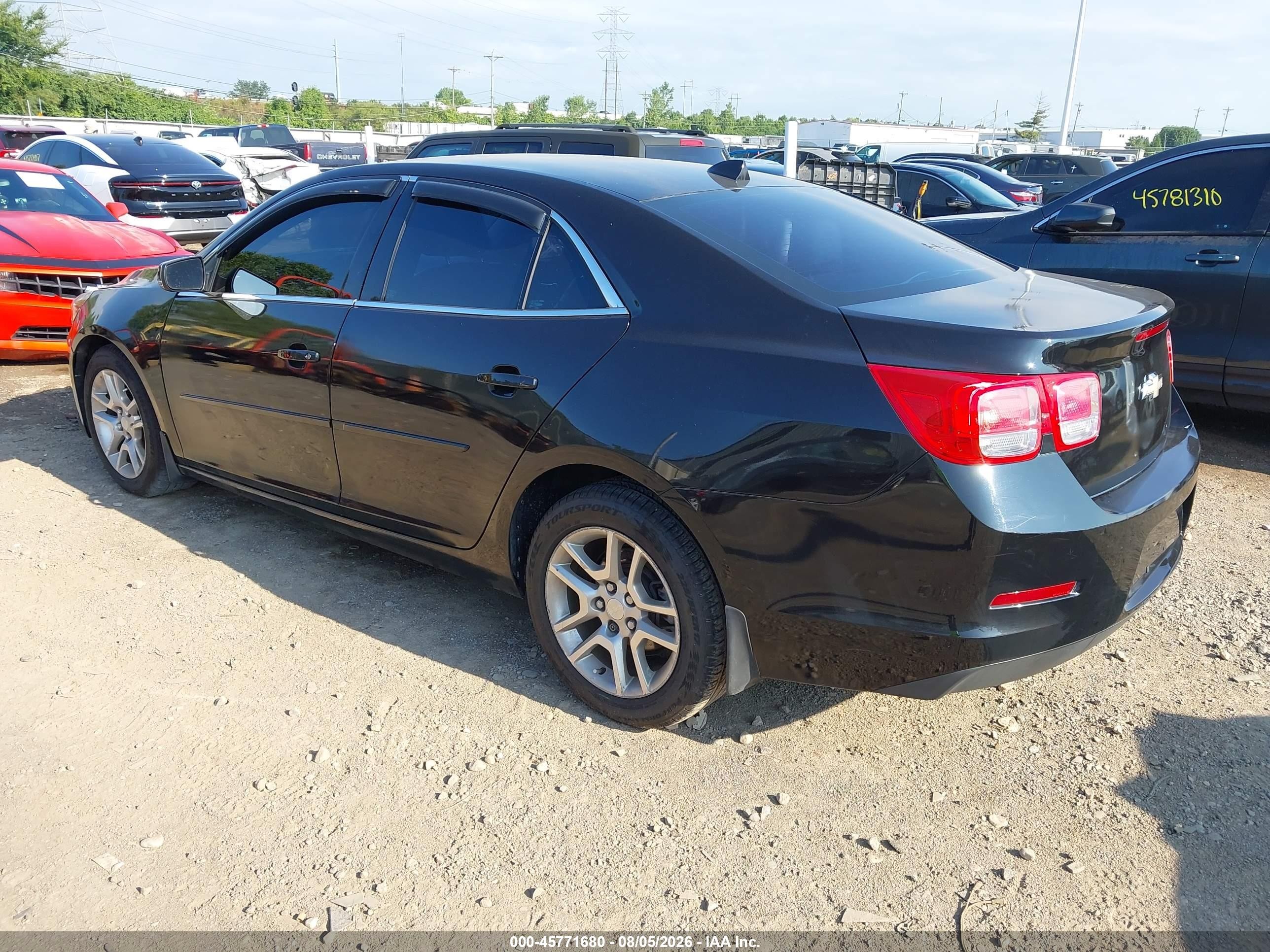 2014 Chevrolet Malibu 1lt Black vin: 1G11C5SL7EF176220