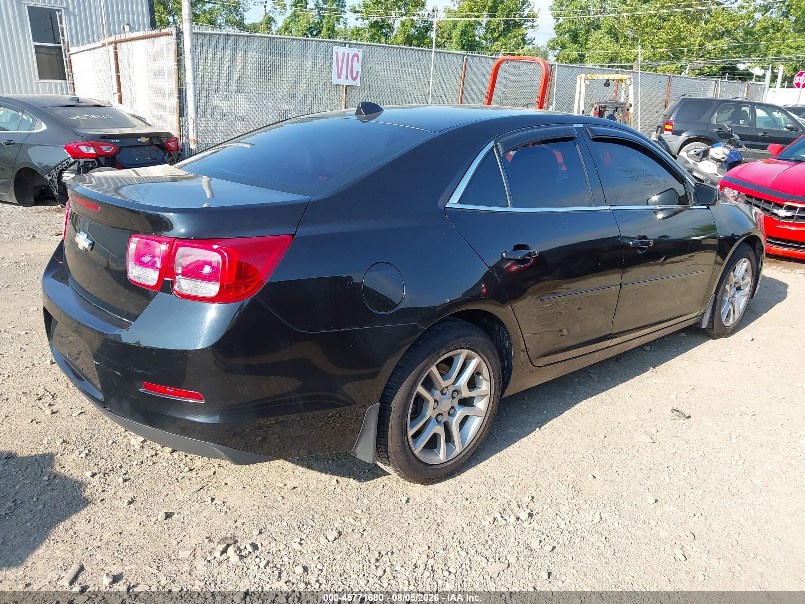 2014 Chevrolet Malibu 1lt Black vin: 1G11C5SL7EF176220