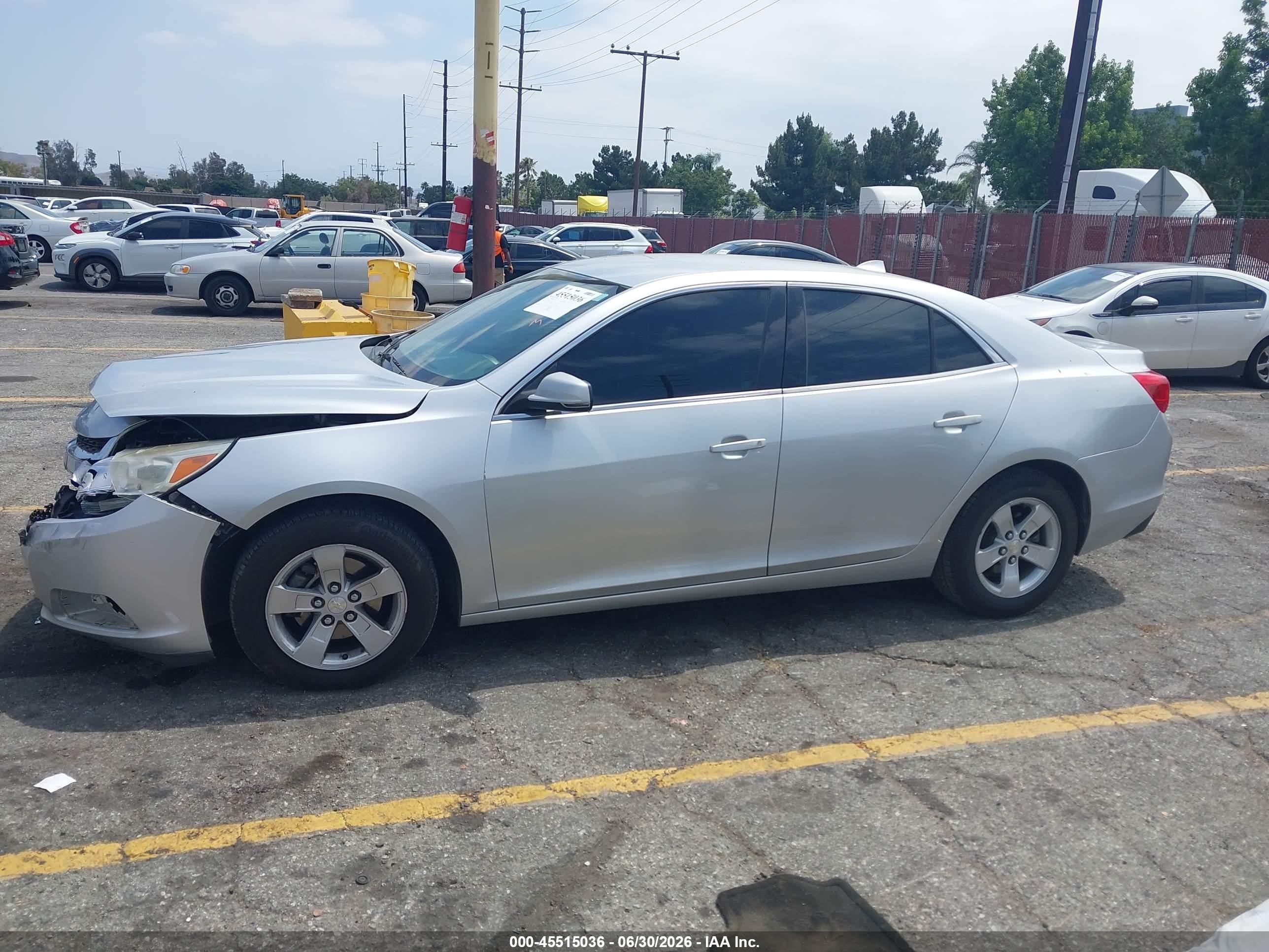 2014 Chevrolet Malibu 1lt Silver vin: 1G11C5SL7EF210219