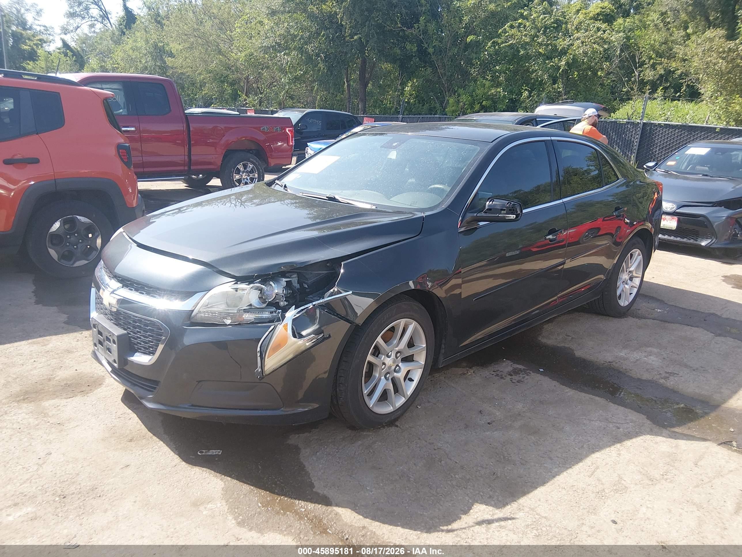 2014 Chevrolet Malibu 1lt Серый vin: 1G11C5SL7EF221060