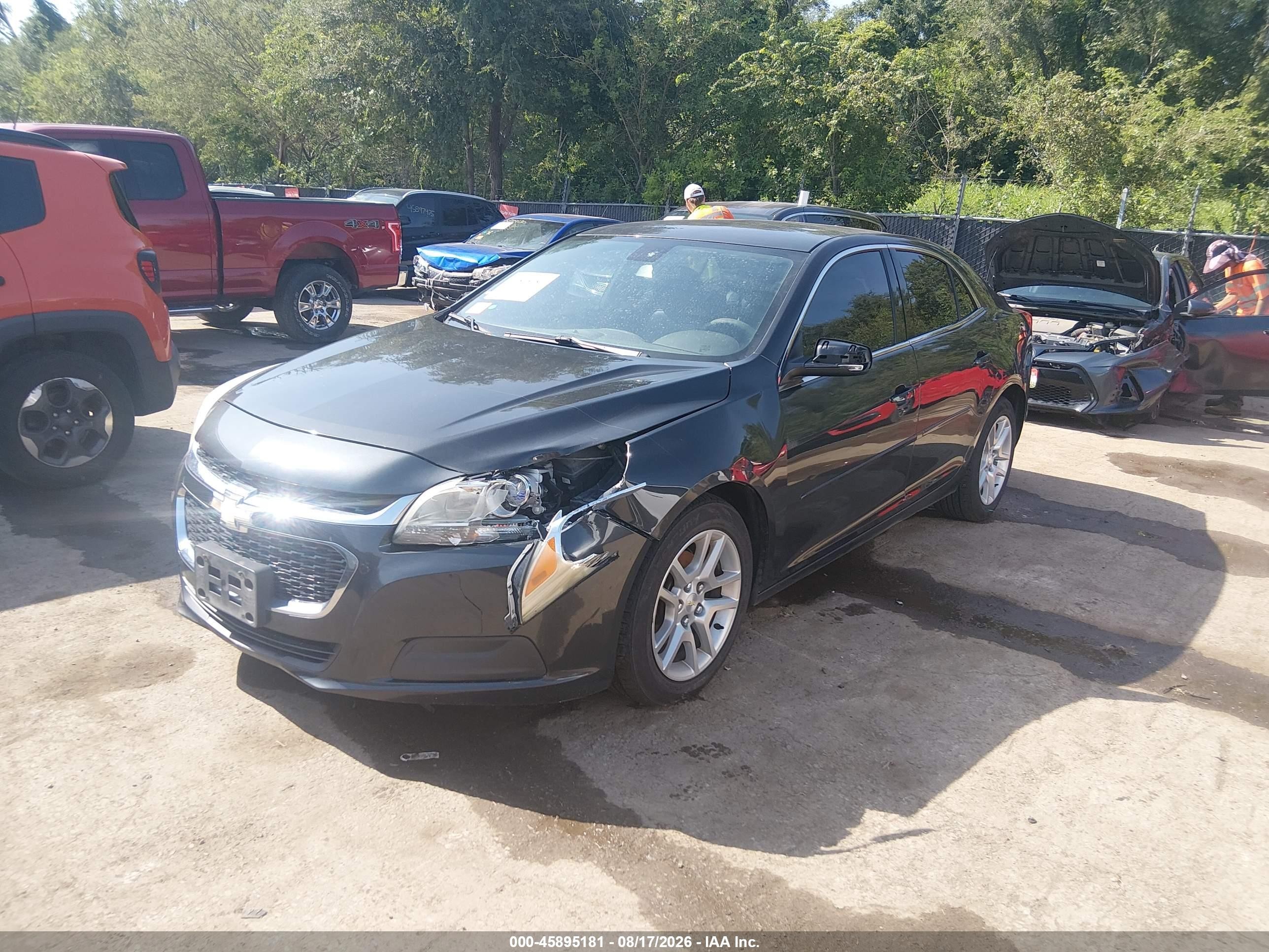 2014 Chevrolet Malibu 1lt Серый vin: 1G11C5SL7EF221060