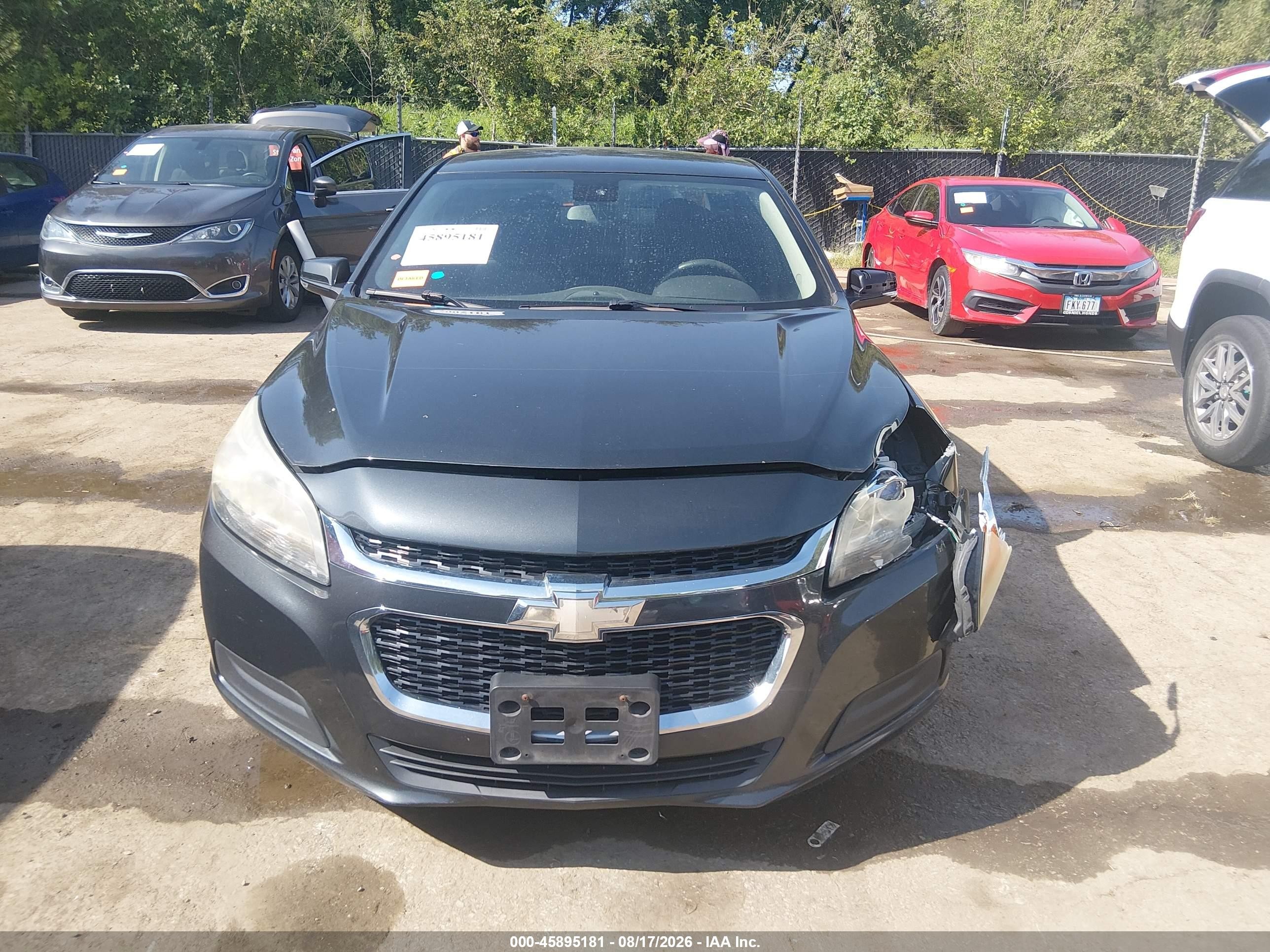 2014 Chevrolet Malibu 1lt Серый vin: 1G11C5SL7EF221060
