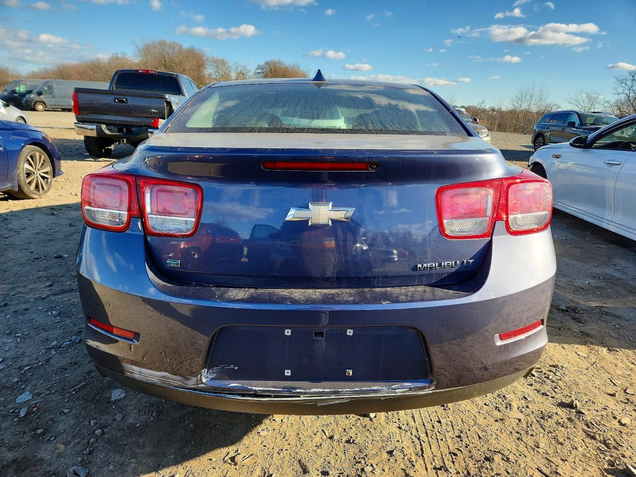 2014 Chevrolet Malibu 1lt Blue vin: 1G11C5SL7EF238649