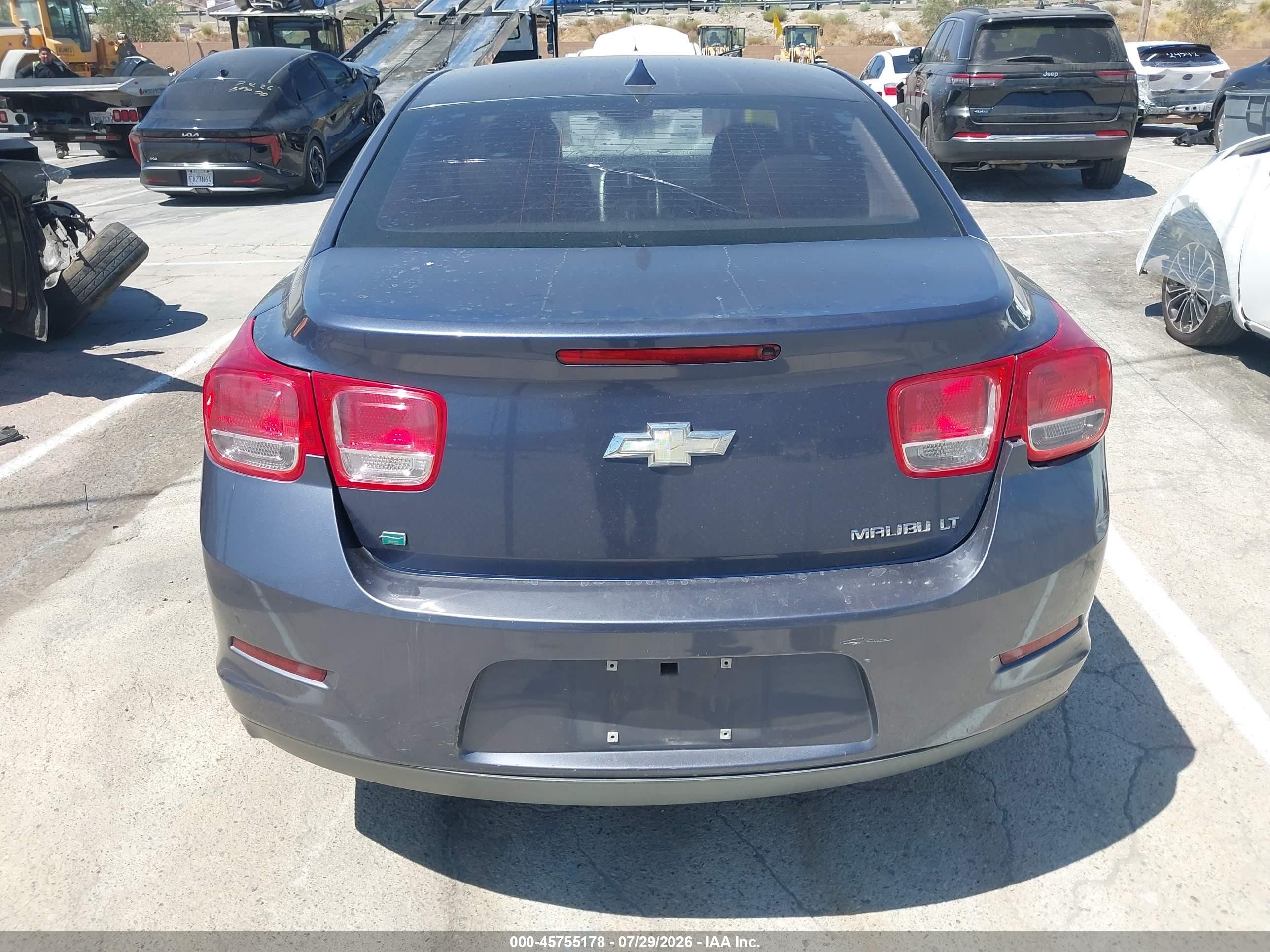 2014 Chevrolet Malibu 1lt Blue vin: 1G11C5SL7EF250056