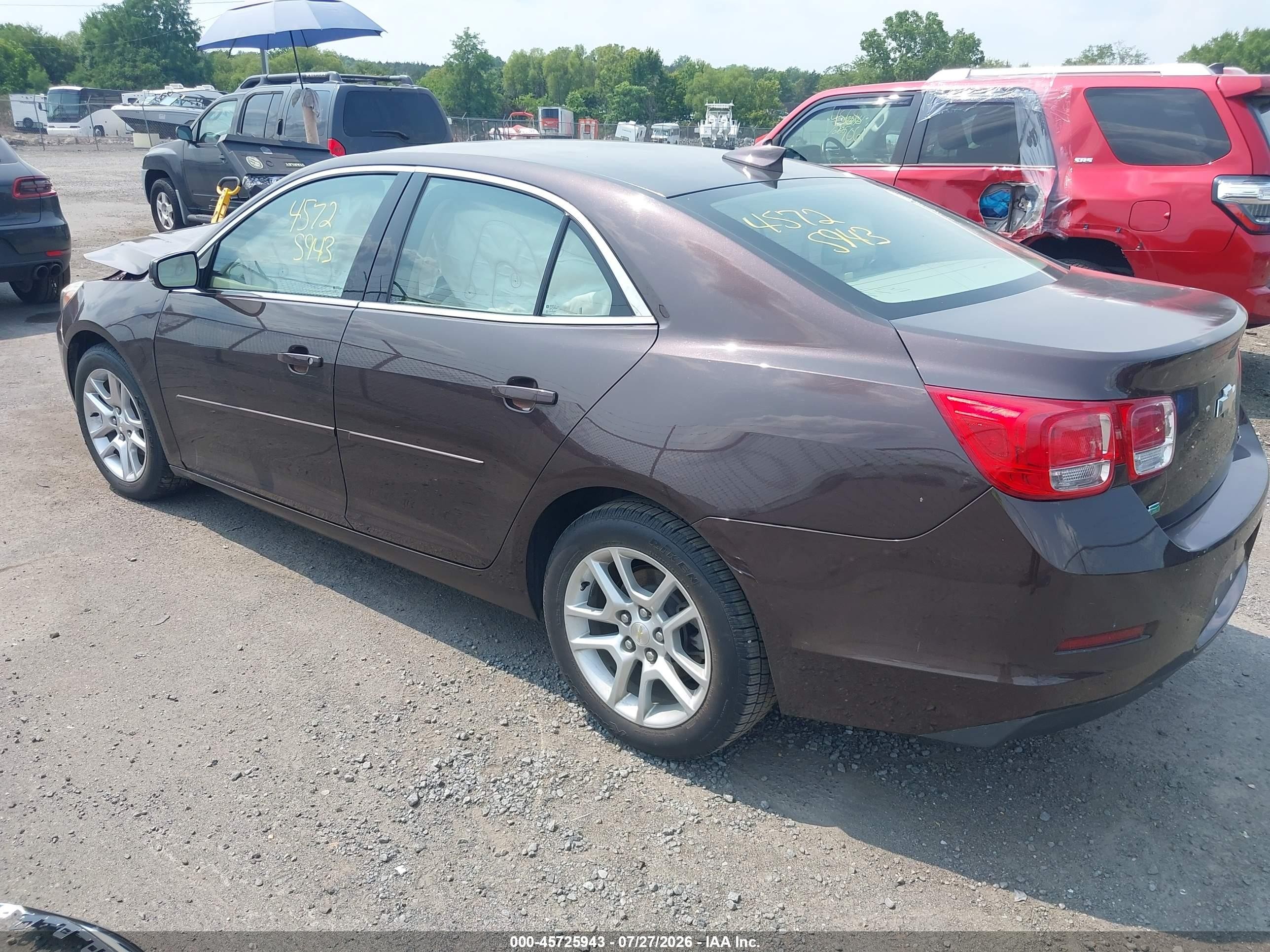 2015 Chevrolet Malibu 1lt Brown vin: 1G11C5SL7FF168216