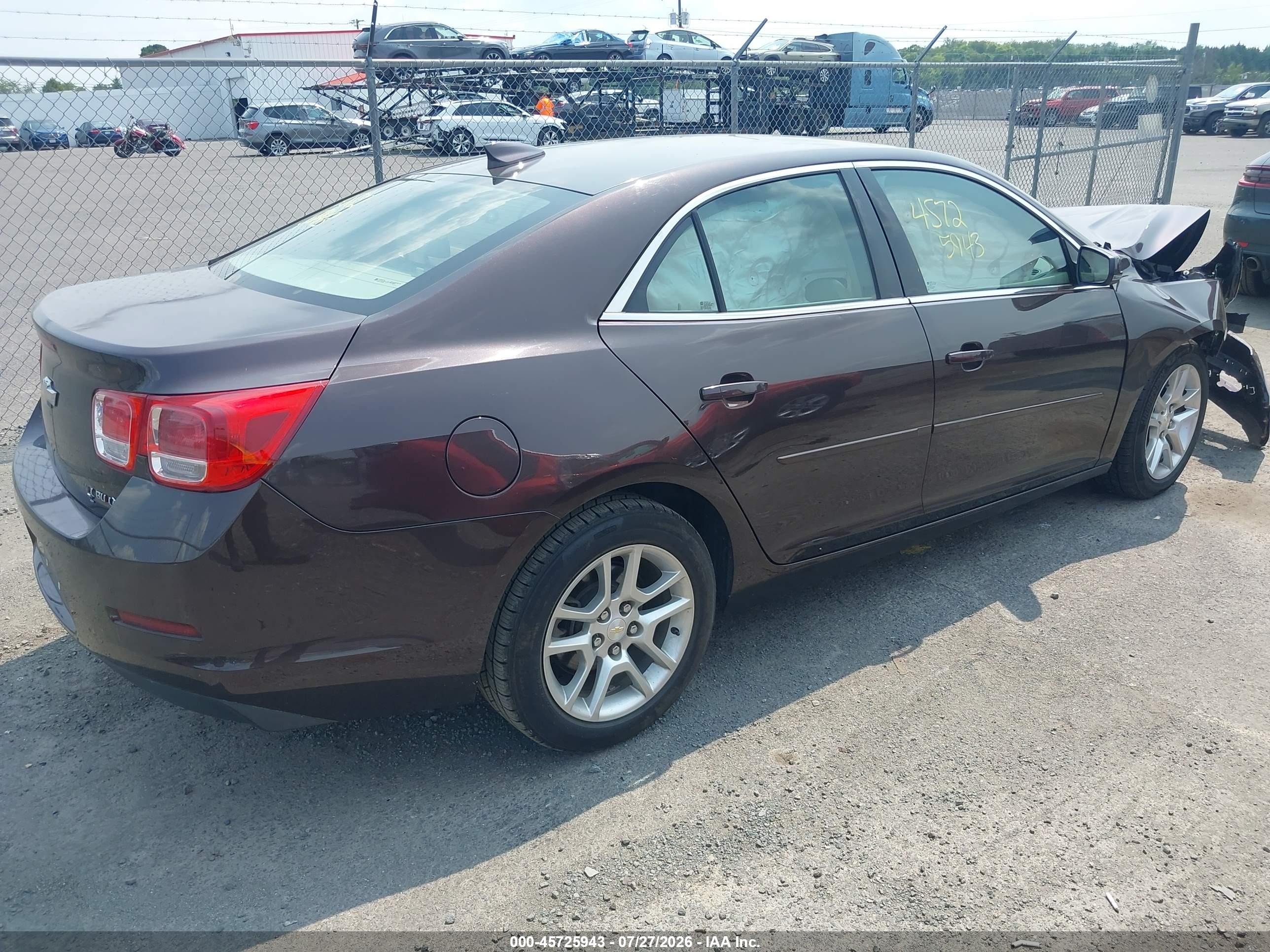 2015 Chevrolet Malibu 1lt Brown vin: 1G11C5SL7FF168216