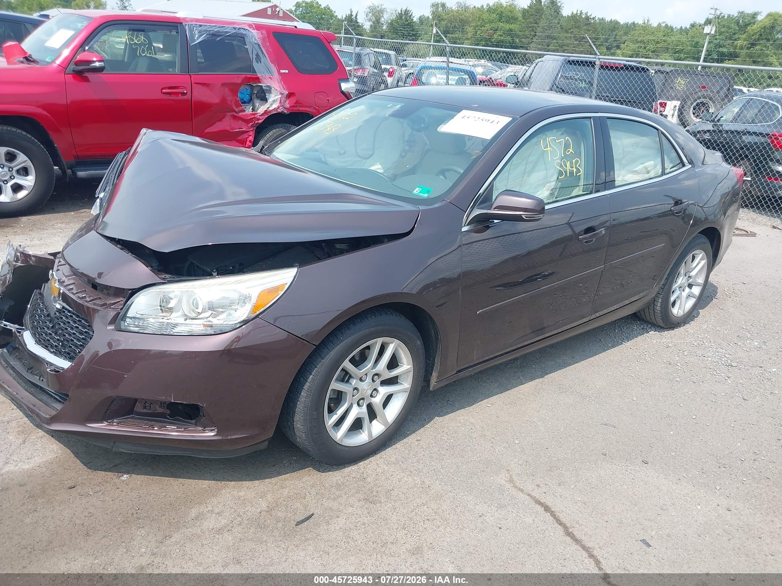 2015 Chevrolet Malibu 1lt Brown vin: 1G11C5SL7FF168216