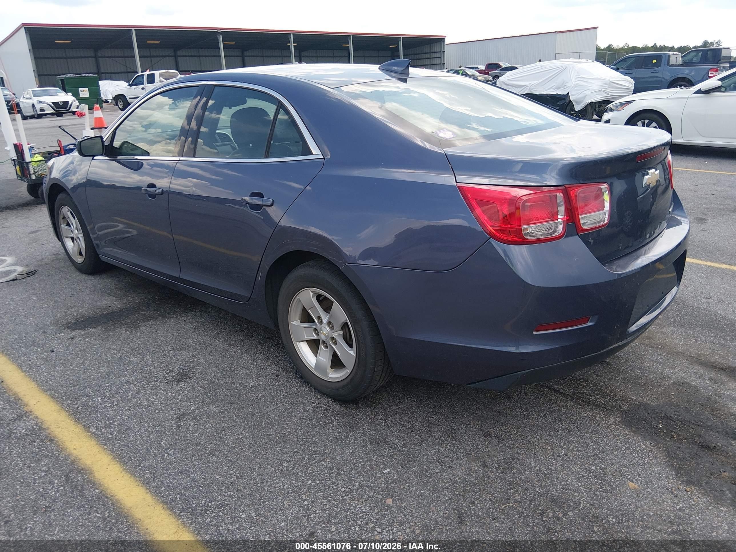 2015 Chevrolet Malibu 1lt Blue vin: 1G11C5SL7FF191544