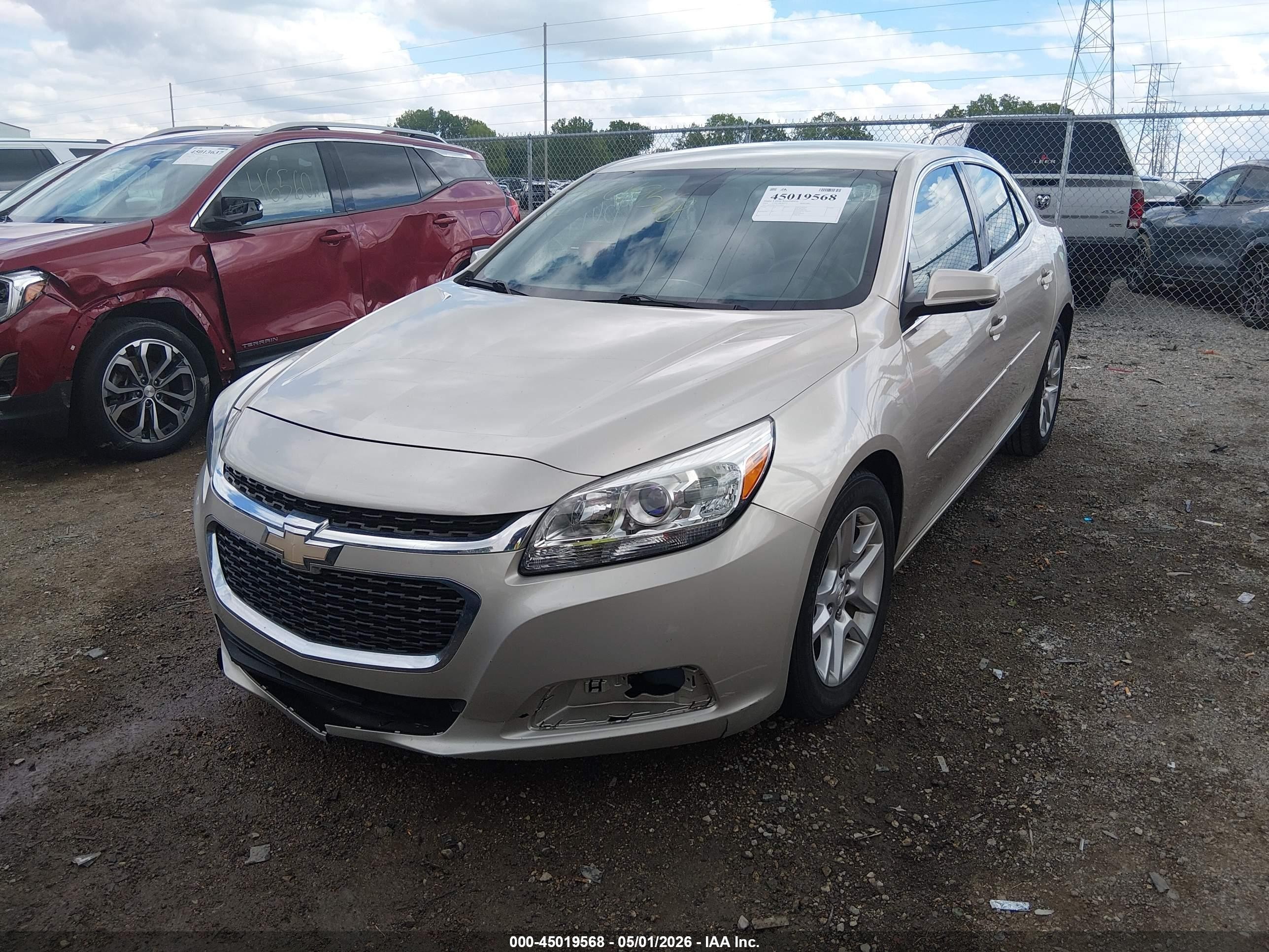 2015 Chevrolet Malibu 1lt Beige vin: 1G11C5SL7FF212683