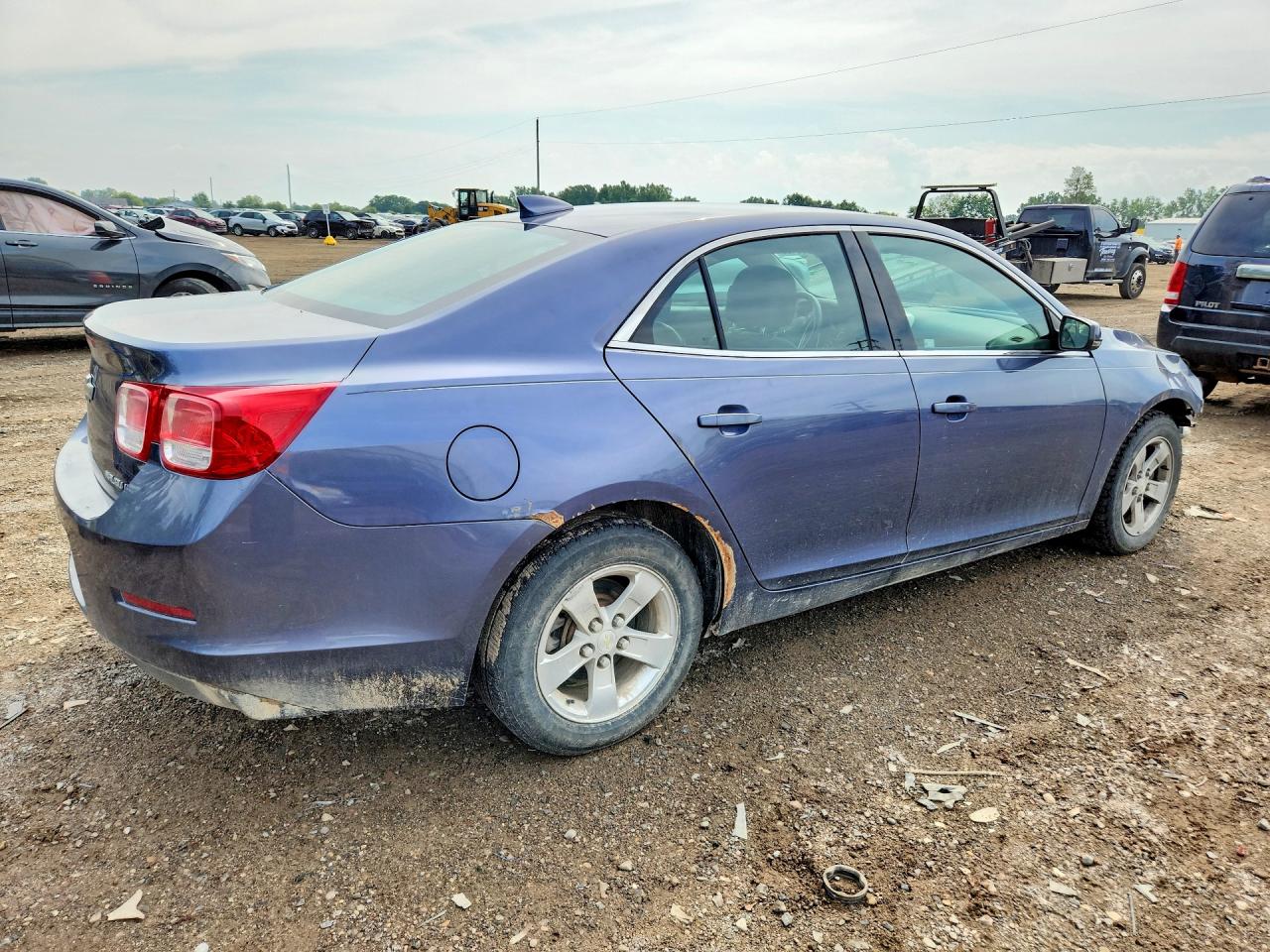 2015 Chevrolet Malibu 1lt Синий vin: 1G11C5SL7FF268462