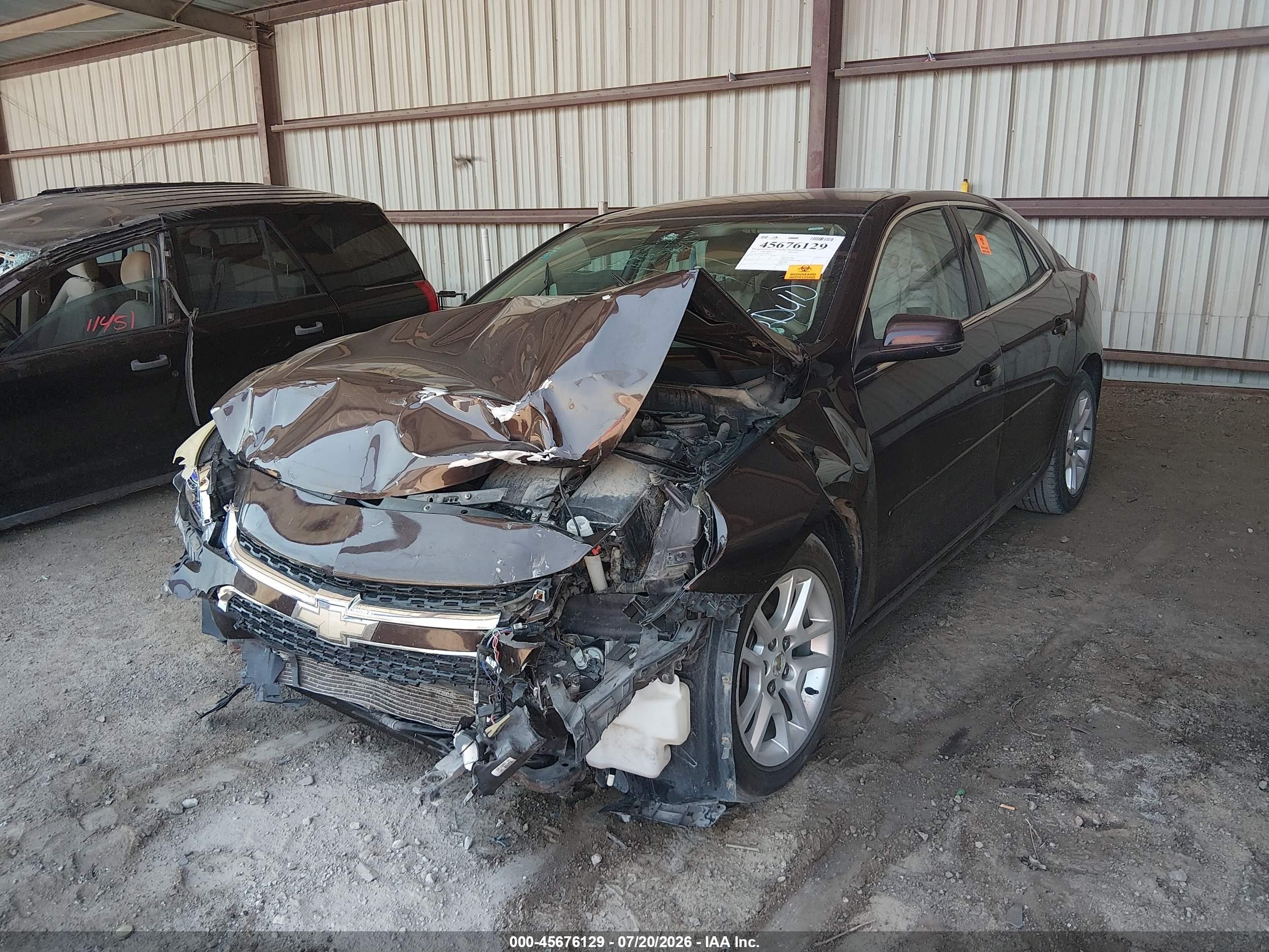 2015 Chevrolet Malibu 1lt Brown vin: 1G11C5SL7FF288534