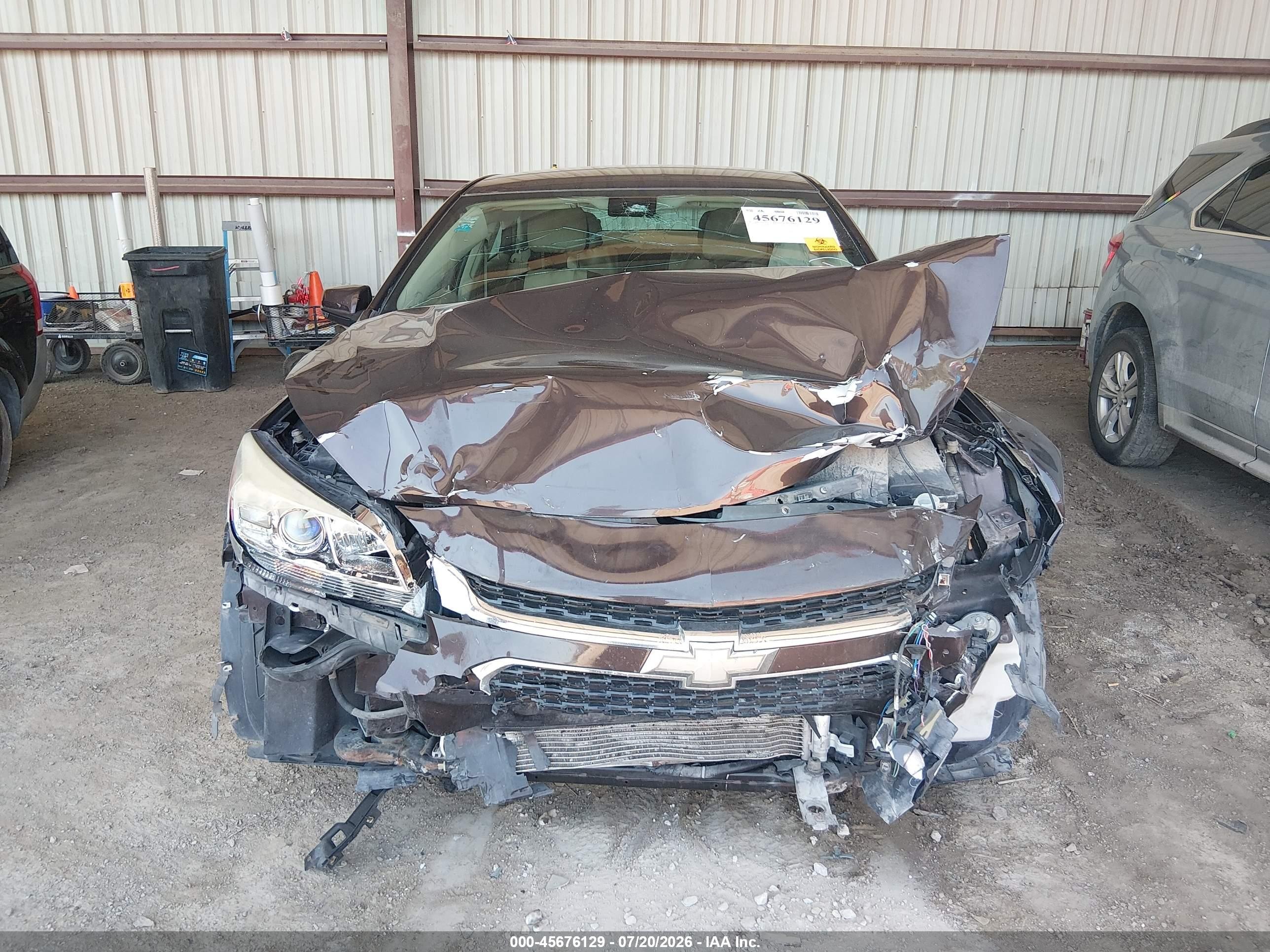 2015 Chevrolet Malibu 1lt Brown vin: 1G11C5SL7FF288534