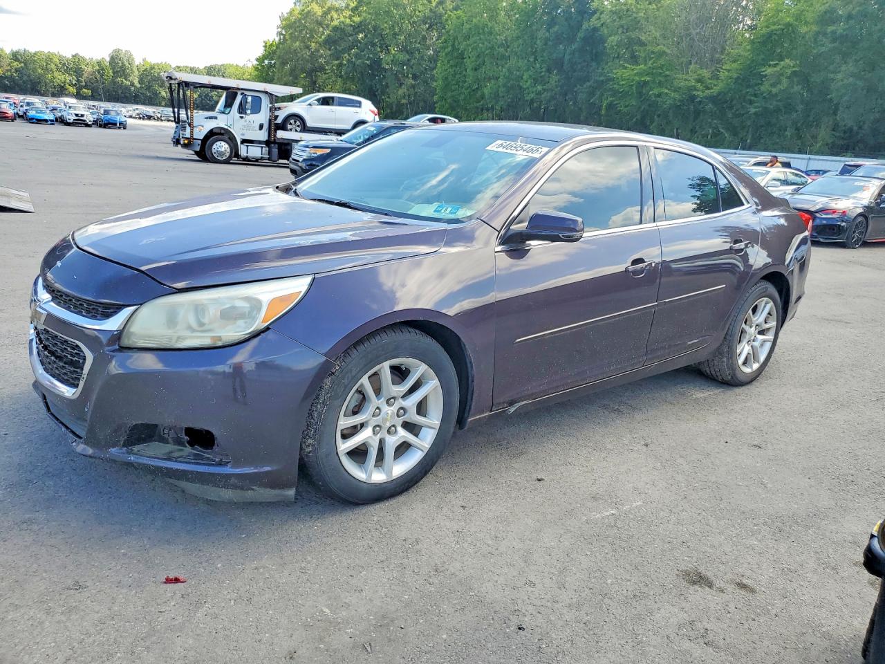 2015 Chevrolet Malibu 1lt Purple vin: 1G11C5SL7FF312153