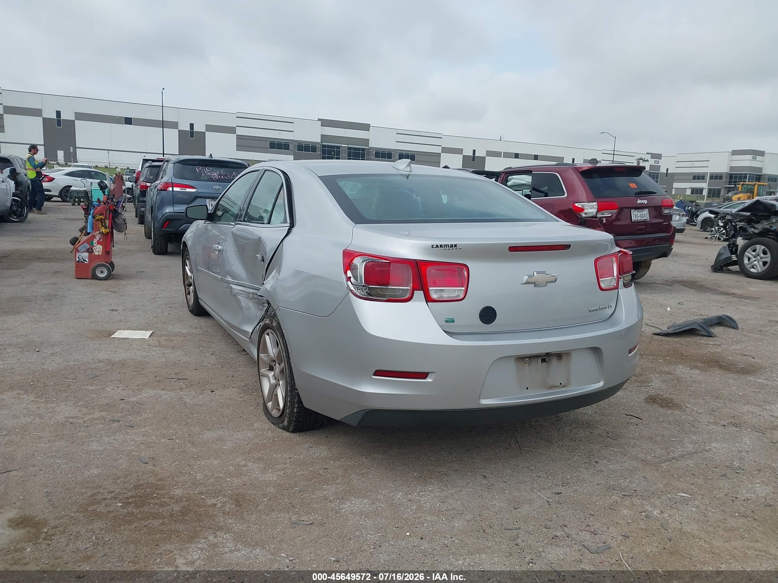 2015 Chevrolet Malibu 1lt Silver vin: 1G11C5SL7FF323086