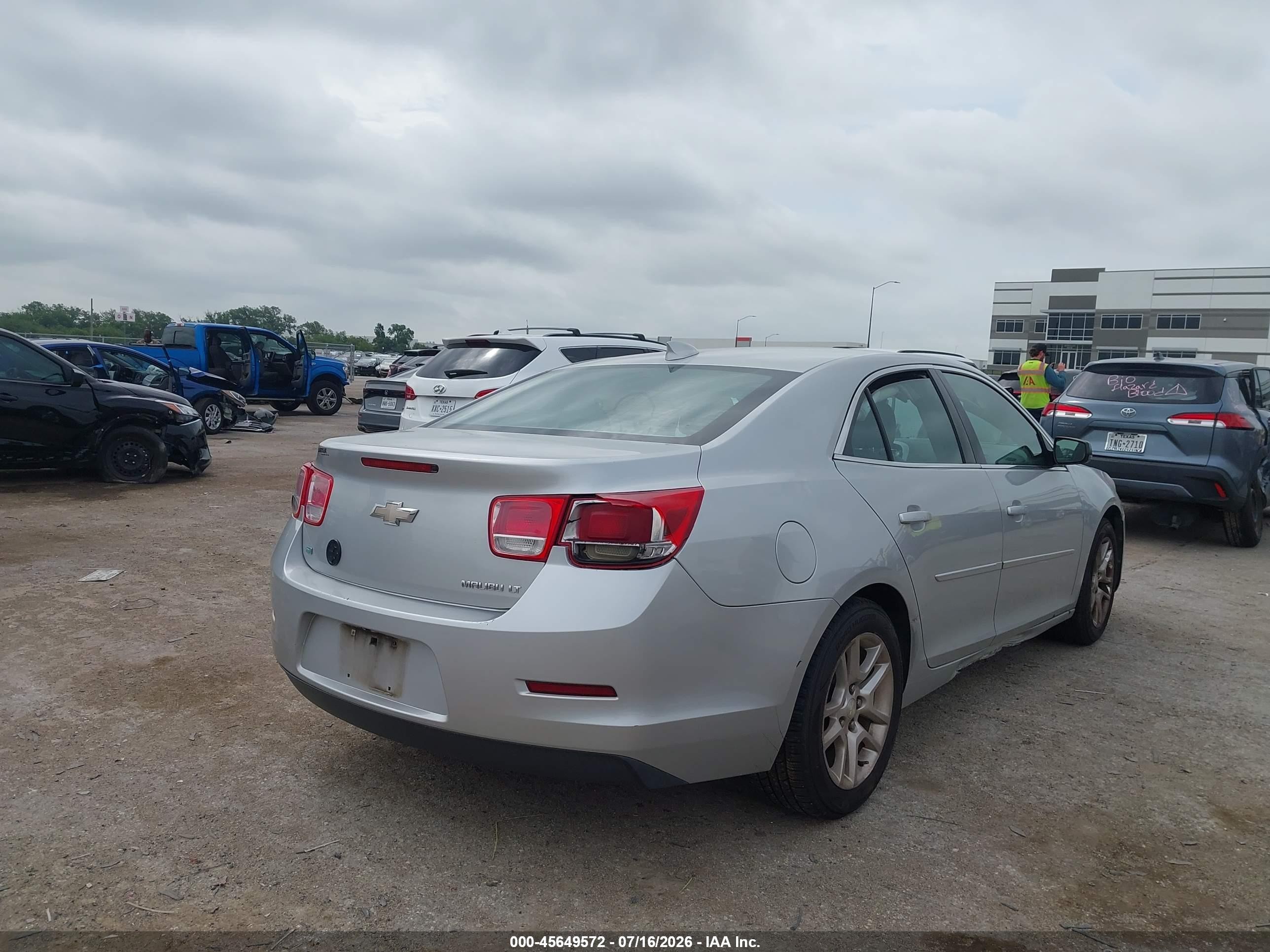 2015 Chevrolet Malibu 1lt Silver vin: 1G11C5SL7FF323086