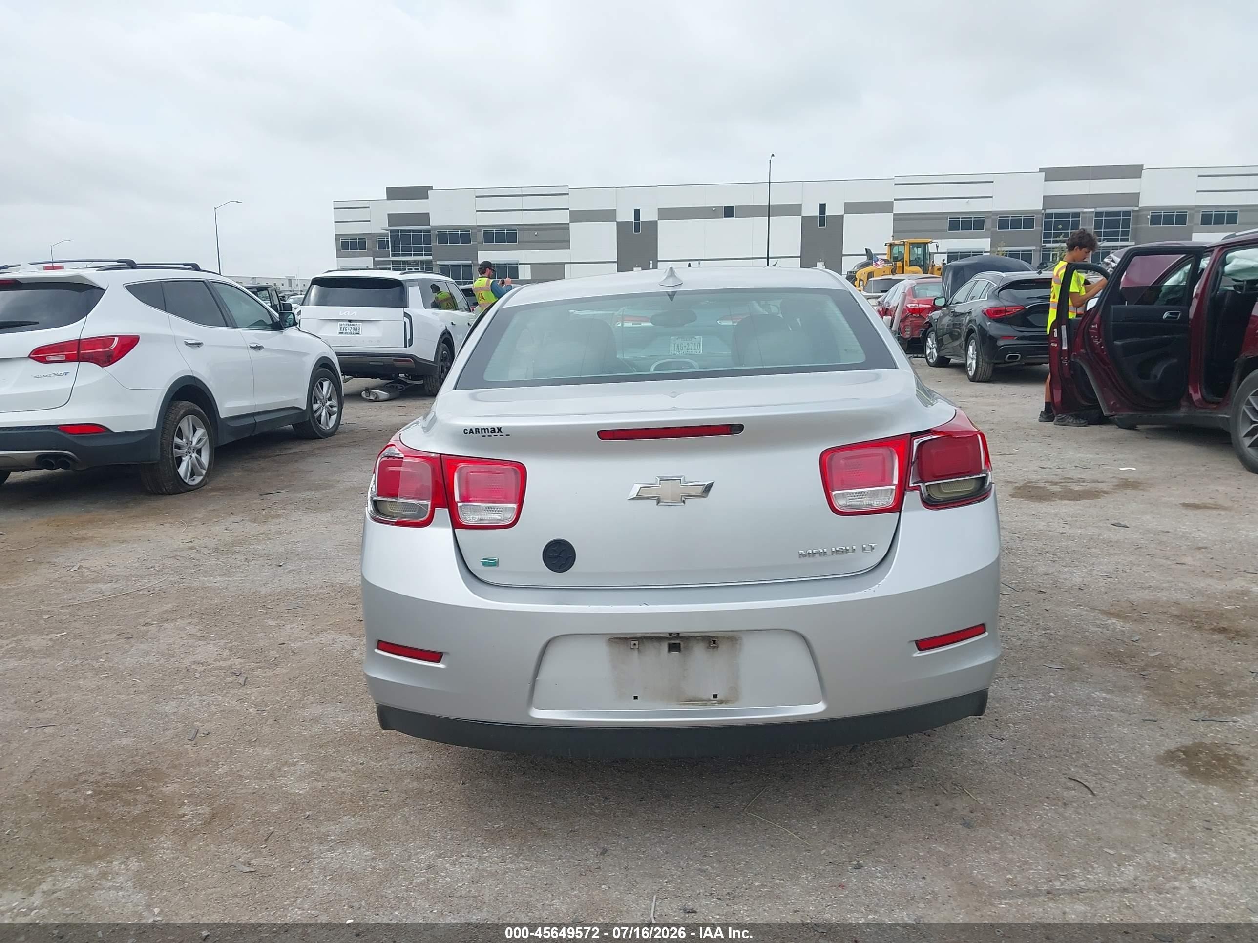 2015 Chevrolet Malibu 1lt Silver vin: 1G11C5SL7FF323086
